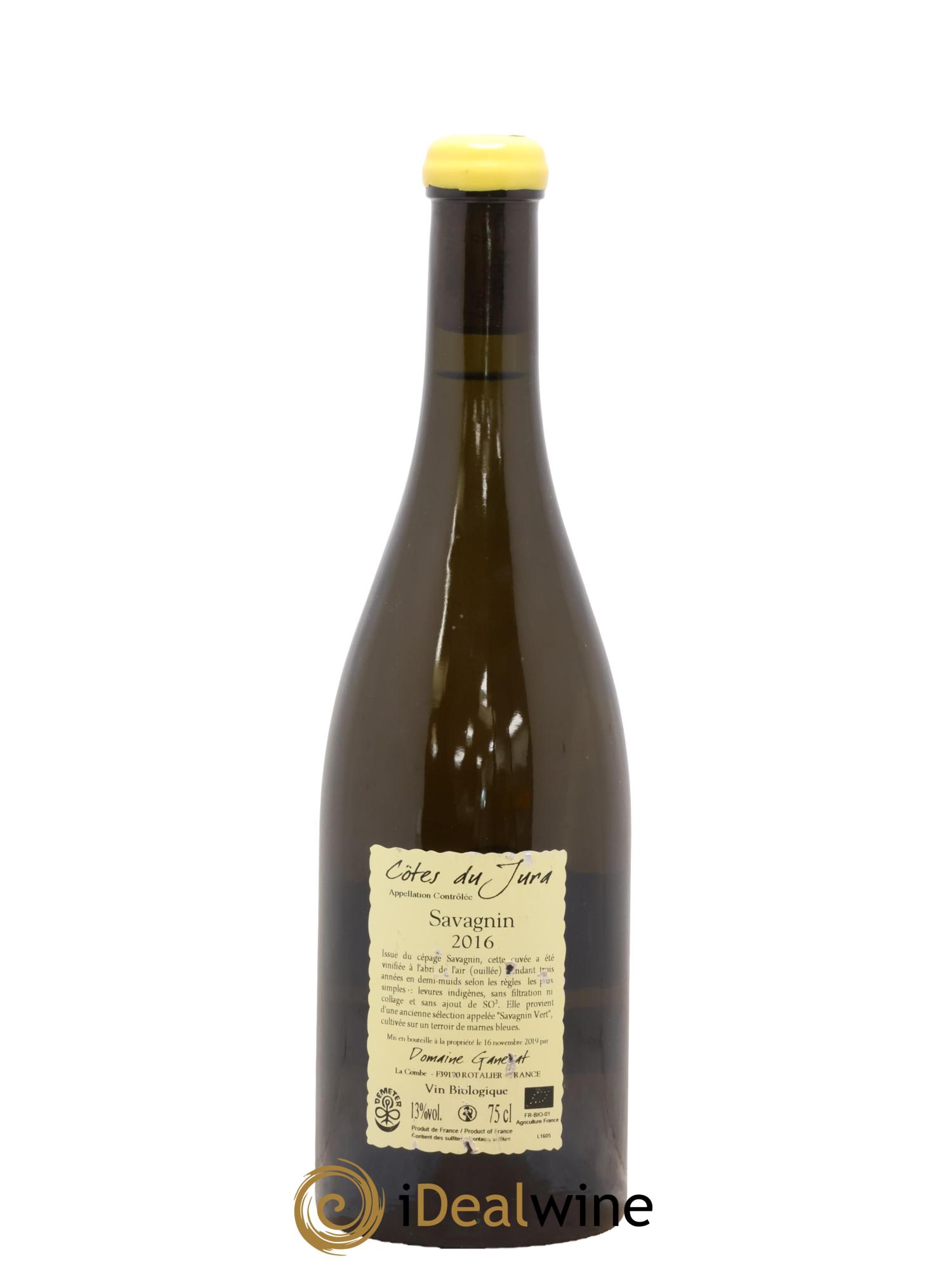 Côtes du Jura Les Chalasses Marnes Bleues Jean-François Ganevat (Domaine) 2016 - Lot de 1 bouteille - 1