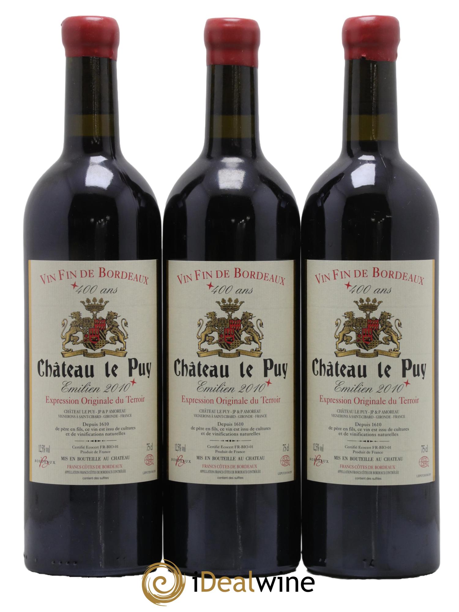 Le Puy - Cuvée Emilien 2010 - Lot de 12 bouteilles - 2
