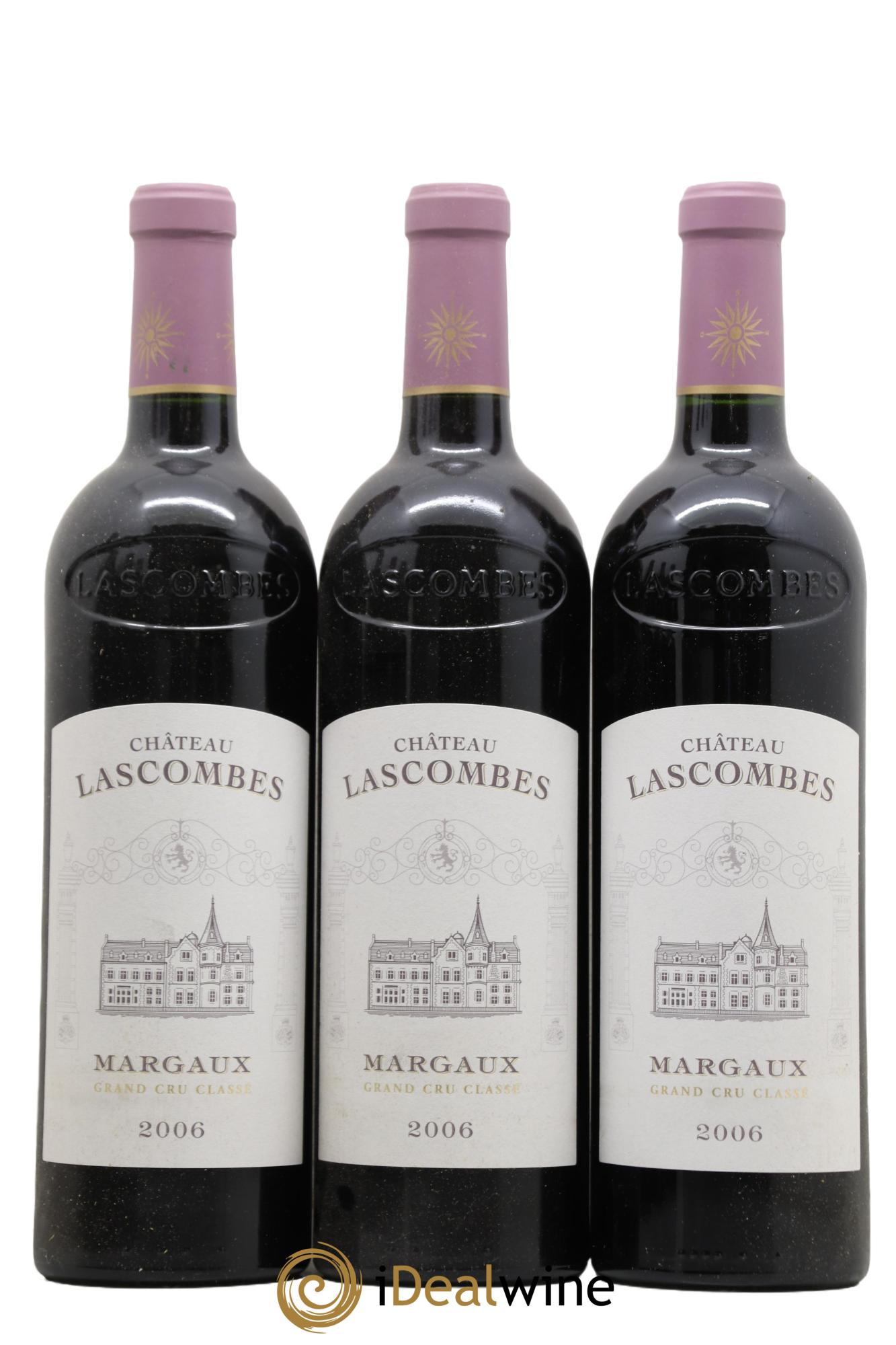 Château Lascombes 2ème Grand Cru Classé 2006 - Lot de 3 bouteilles - 0