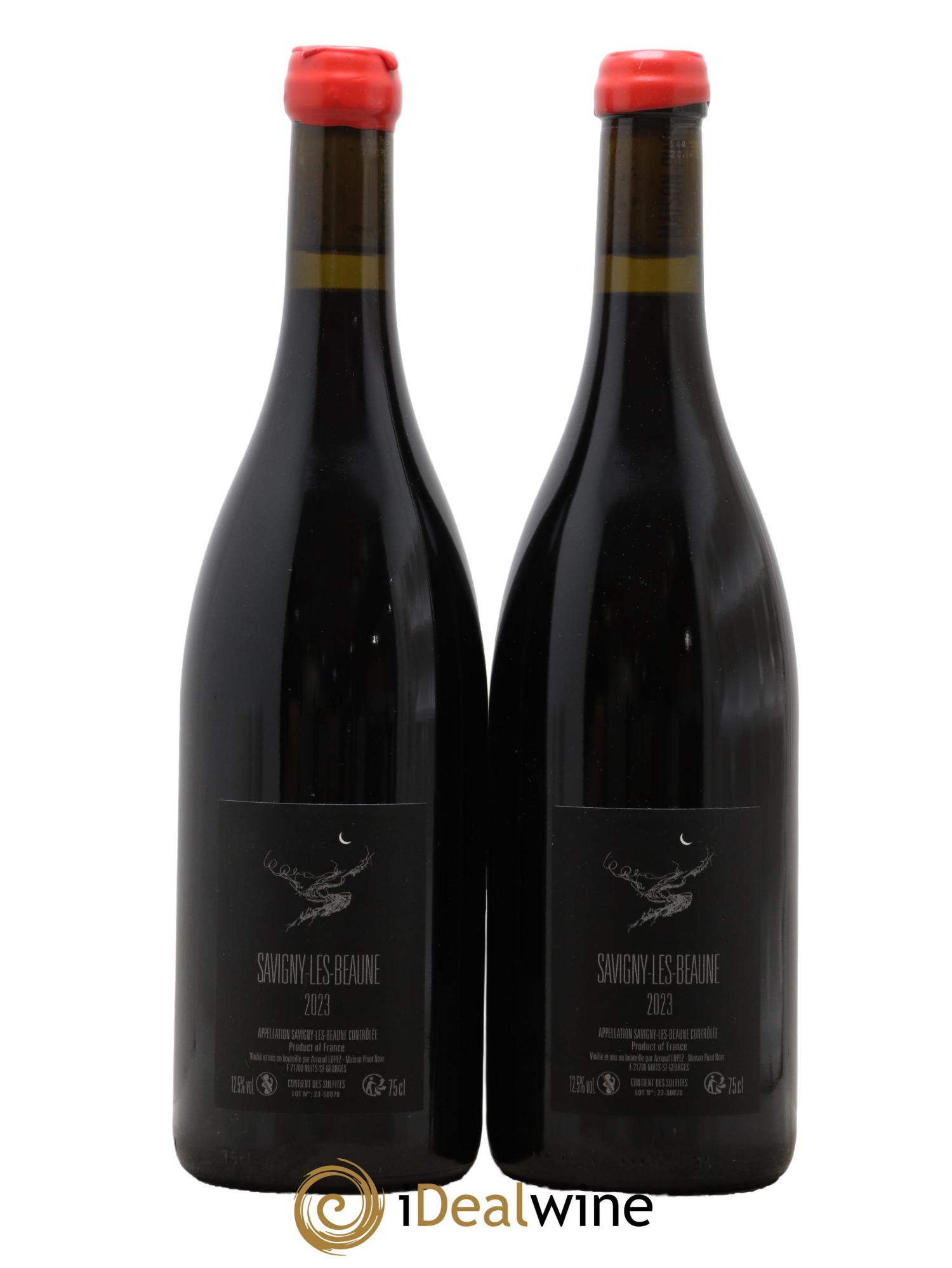 Savigny-lès-Beaune Arnaud Lopez Pinot Noar 2023 - Lotto di 2 bottiglie - 1