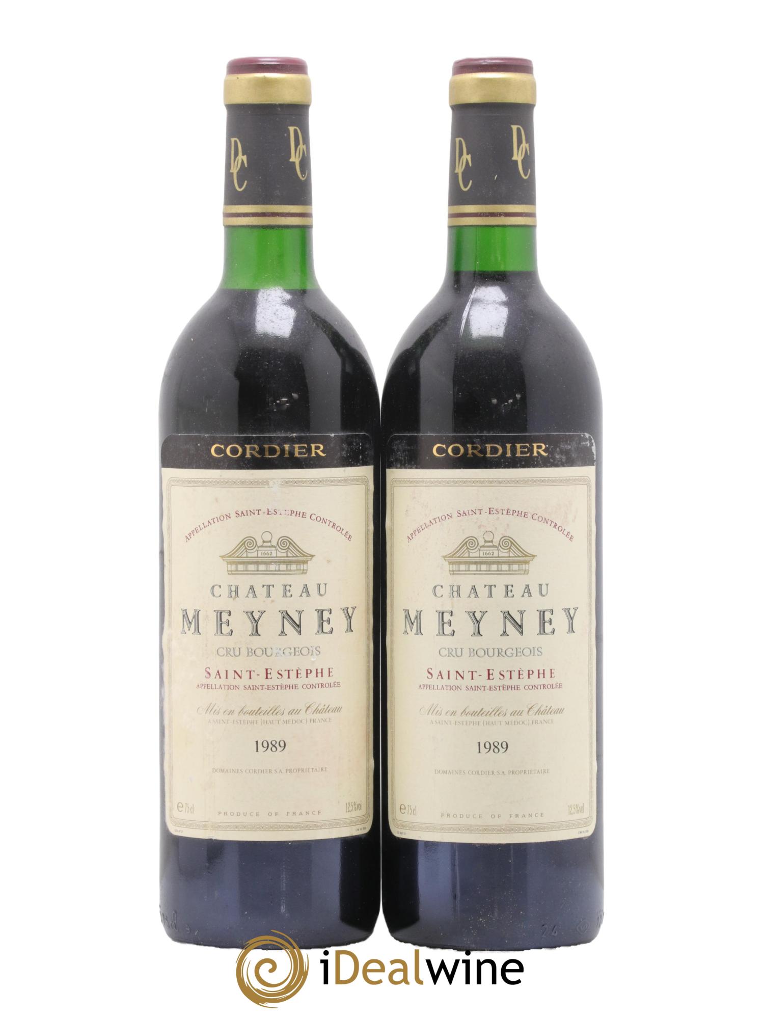 Château Meyney 1989 - Lot de 2 bouteilles - 0