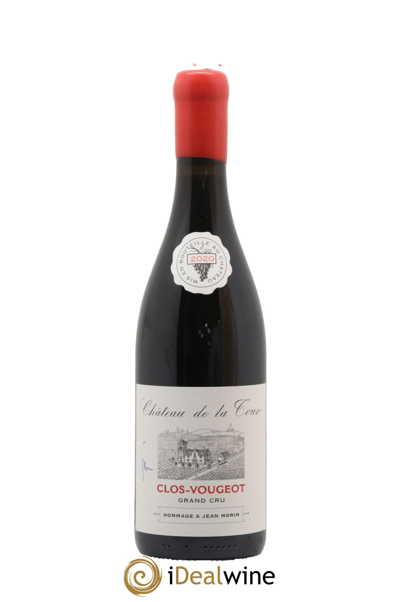 Clos de Vougeot Grand Cru Hommage à Jean Morin Château de La Tour 2020 - Lot de 1 bouteille - 1