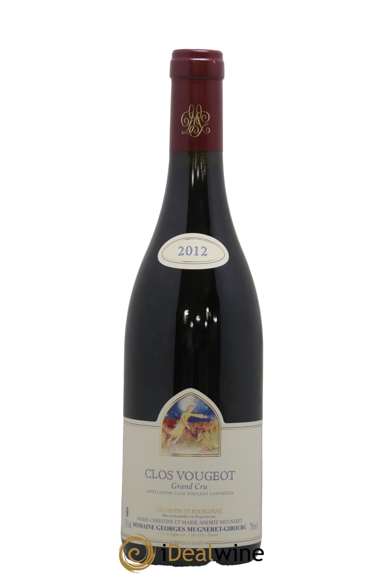 Clos de Vougeot Grand Cru Georges Mugneret-Gibourg (Domaine) 2012 - Lot de 1 bouteille - 0