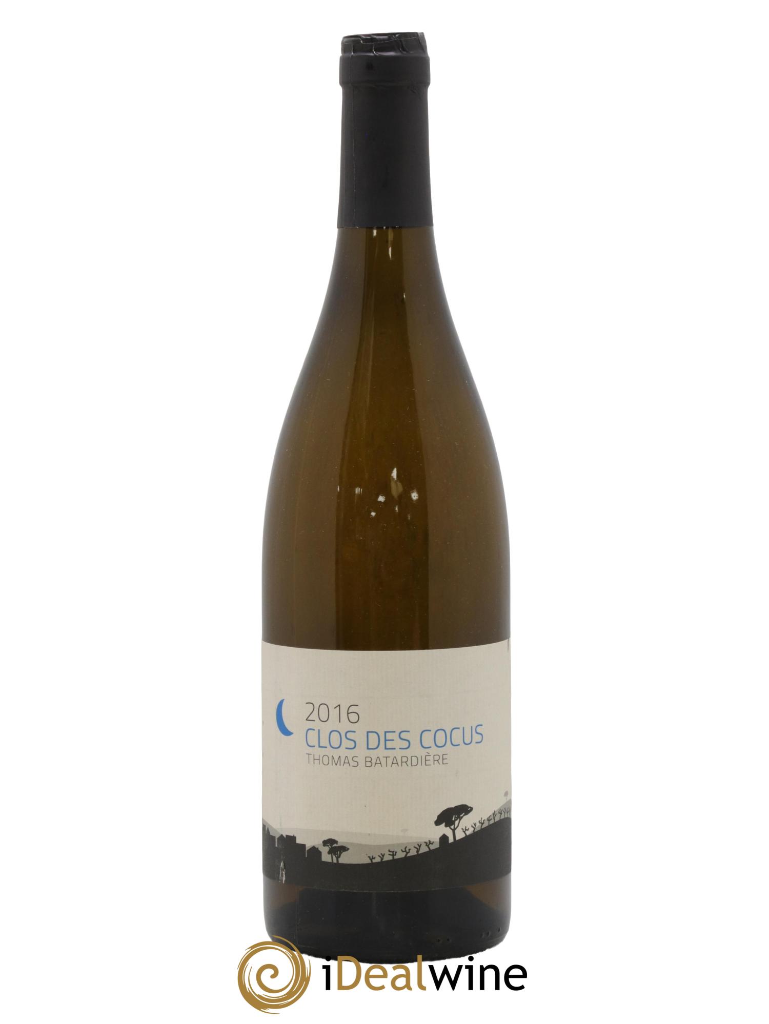 Vin de France Clos des Cocus Thomas Batardière 2016 - Lot de 1 bouteille - 0