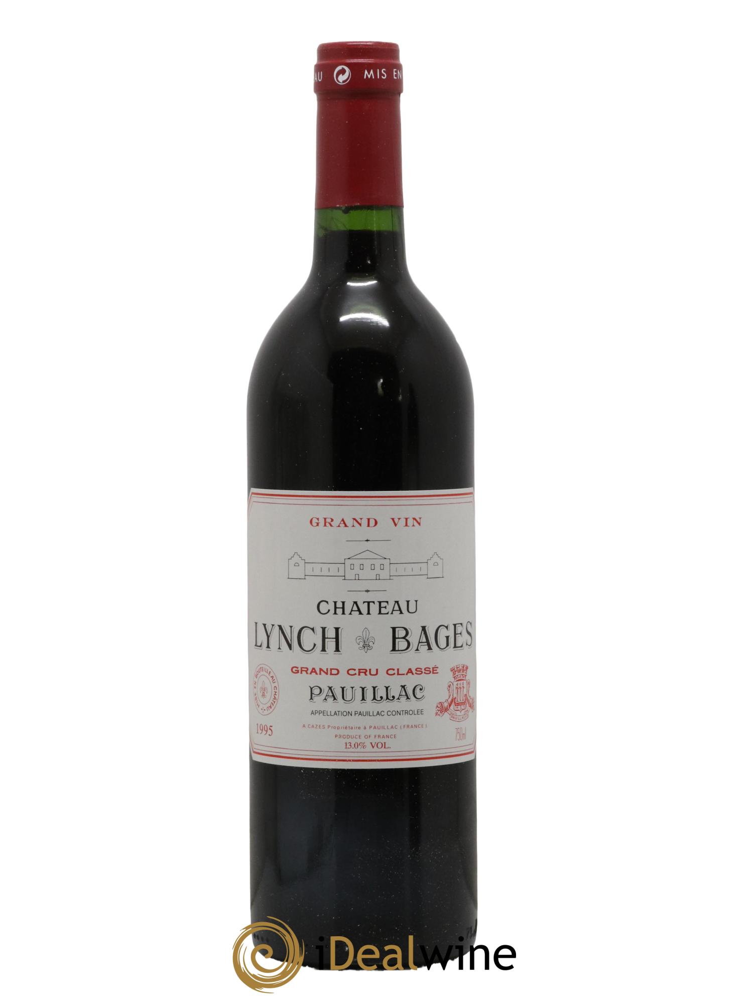 Château Lynch Bages 5ème Grand Cru Classé 1995 - Lot de 1 bouteille - 0