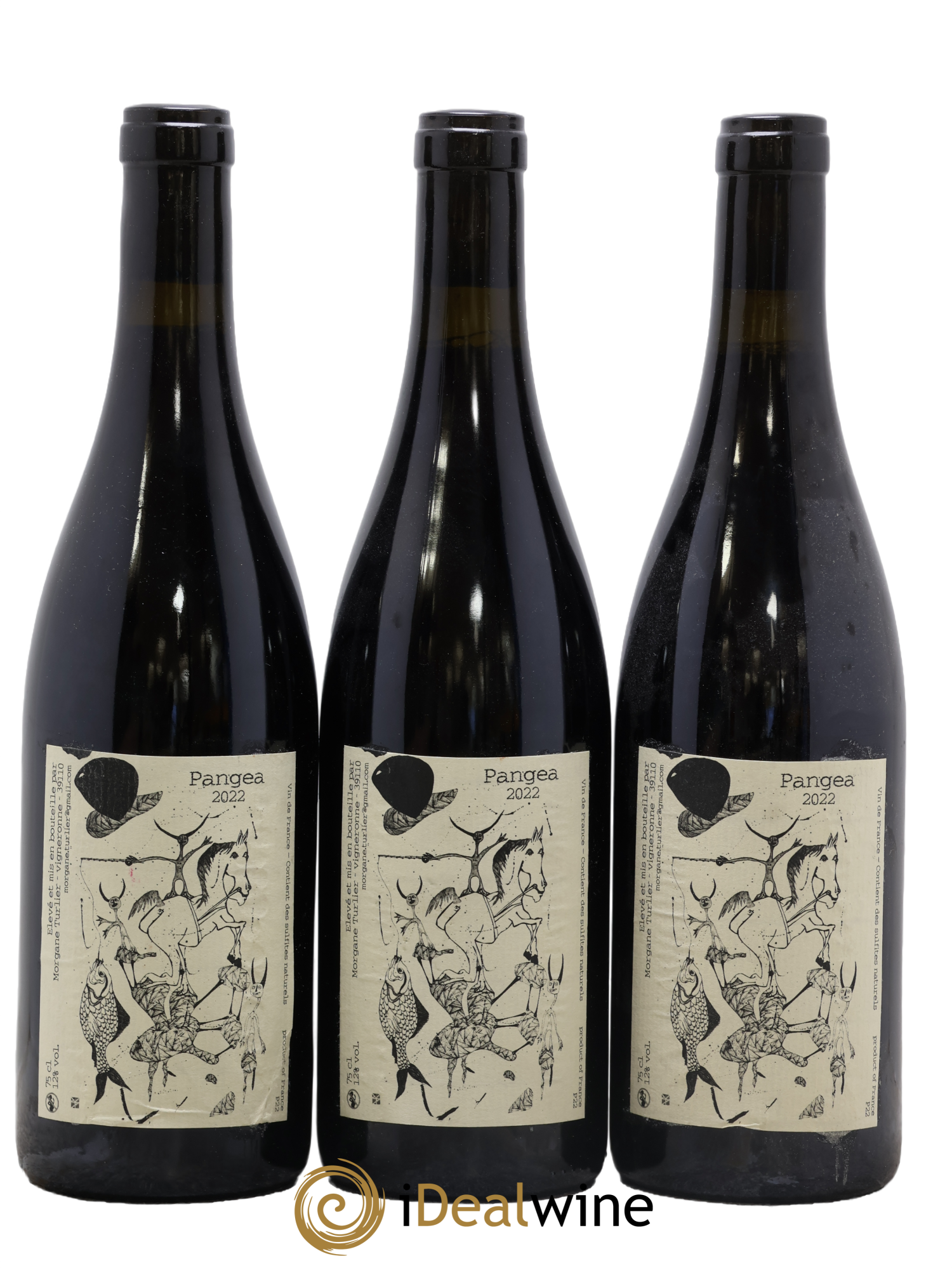 Vin de France Pangea Morgane Turlier 2022 - Lot de 3 bouteilles - 0