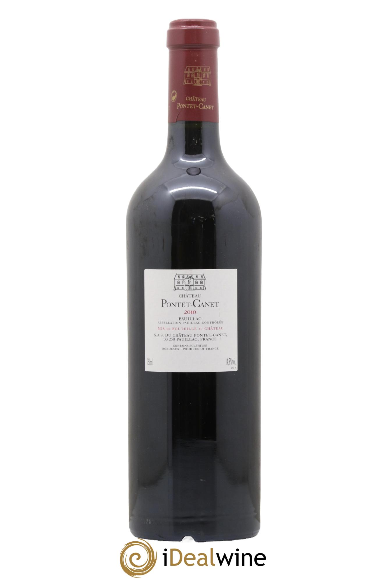 Château Pontet Canet 5ème Grand Cru Classé 2010 - Lotto di 1 bottiglia - 1