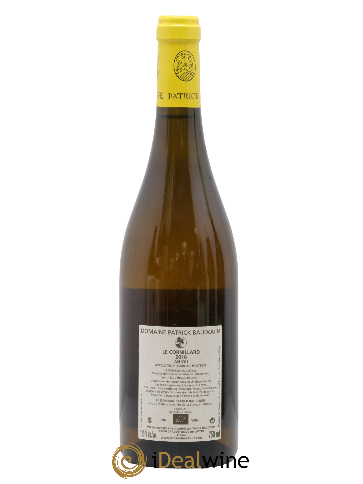 Anjou Le Cornillard Patrick Baudouin 2016 - Posten von 1 Flasche - 1