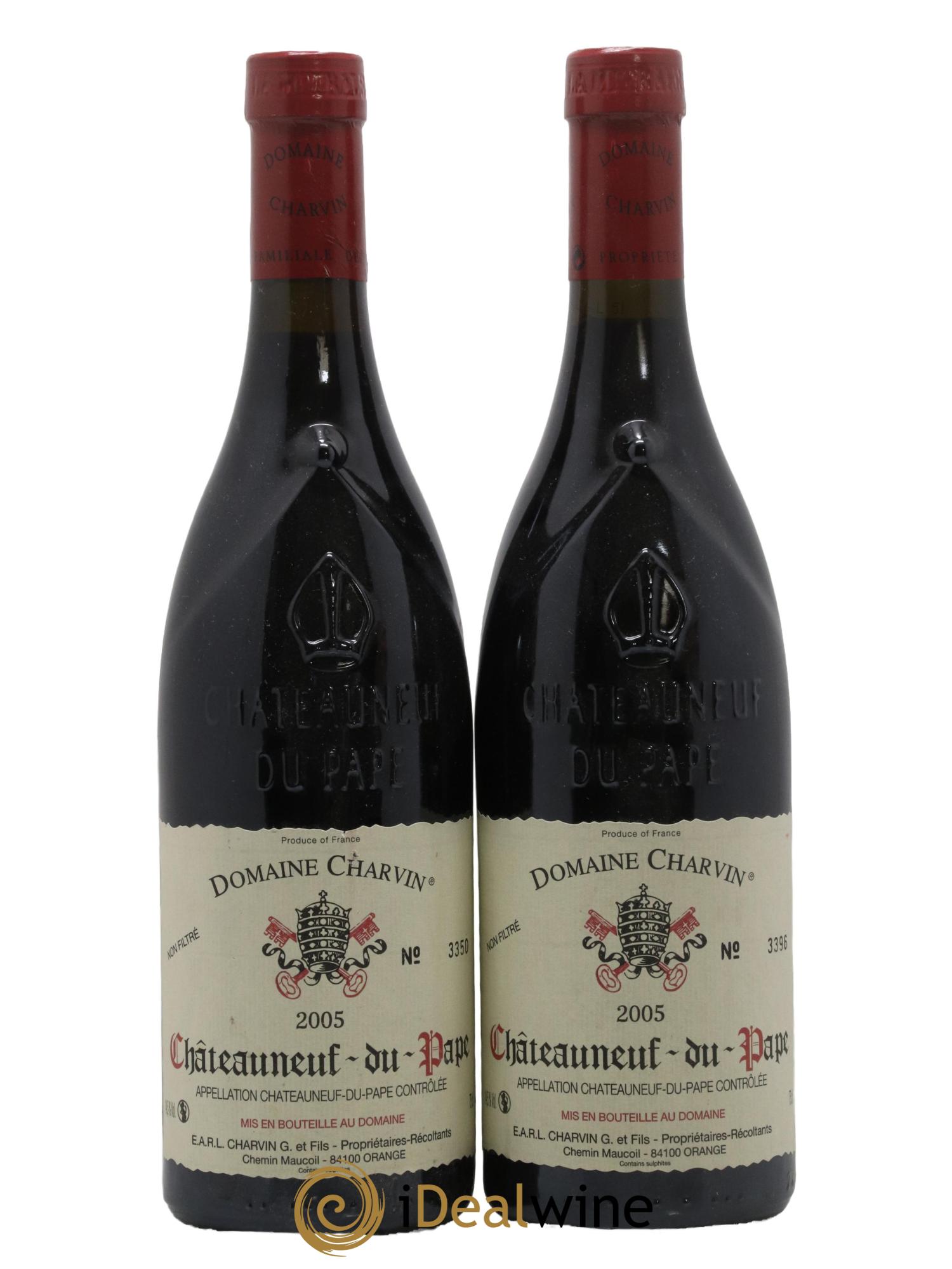 Châteauneuf-du-Pape Charvin (Domaine) 2005 - Lot of 2 bottles - 0