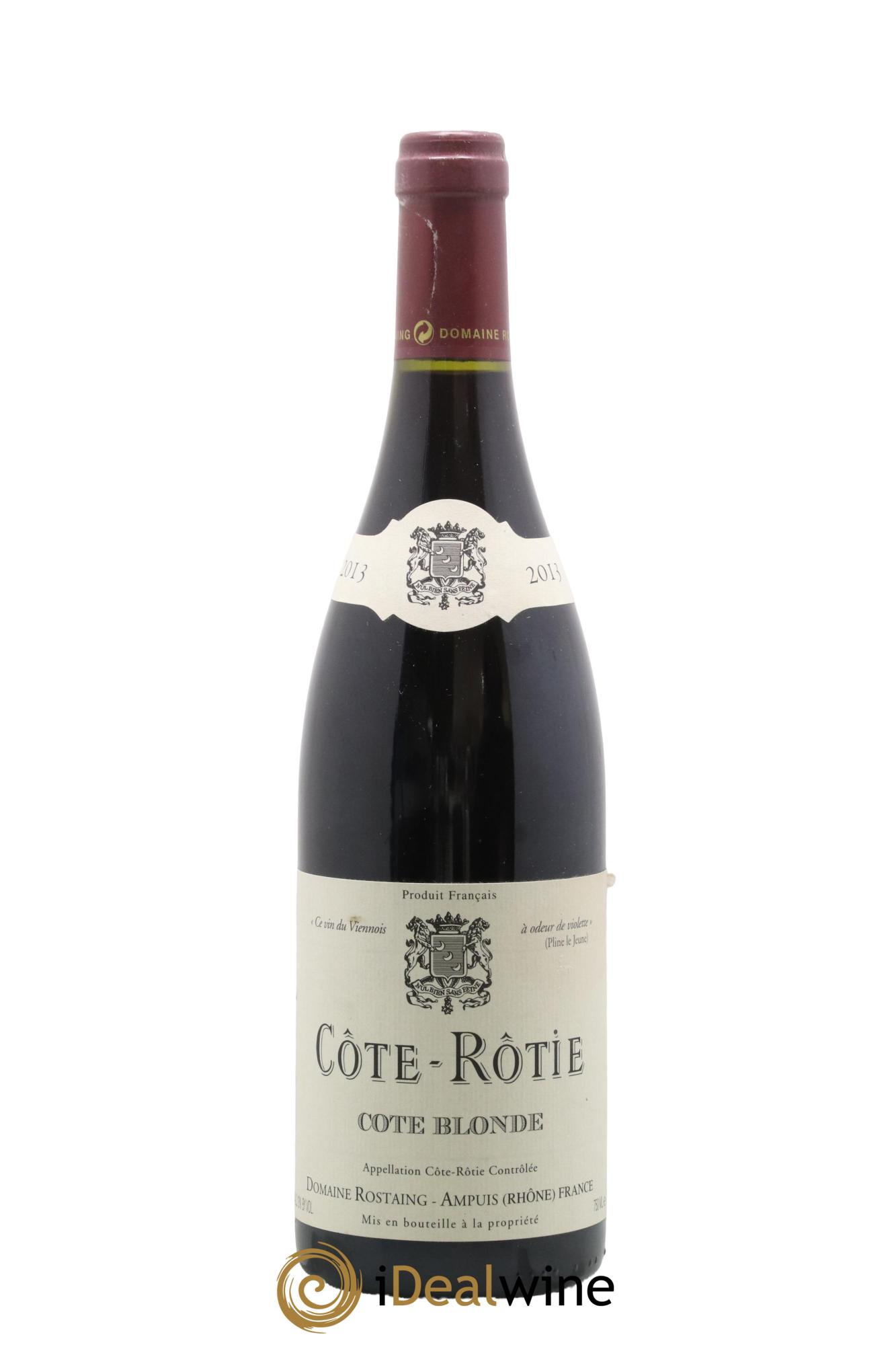 Côte-Rôtie Côte Blonde René Rostaing 2013 - Lotto di 1 bottiglia - 0