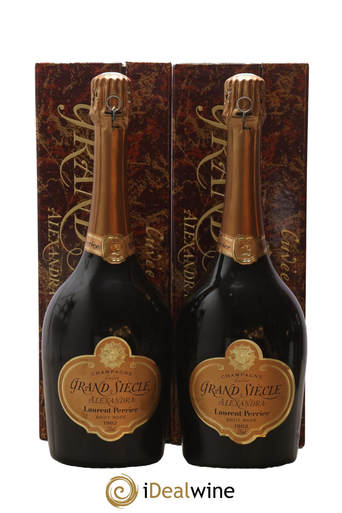 Grand Siècle Cuvée Alexandra Laurent Perrier 1982 - Lot de 2 bouteilles - 0