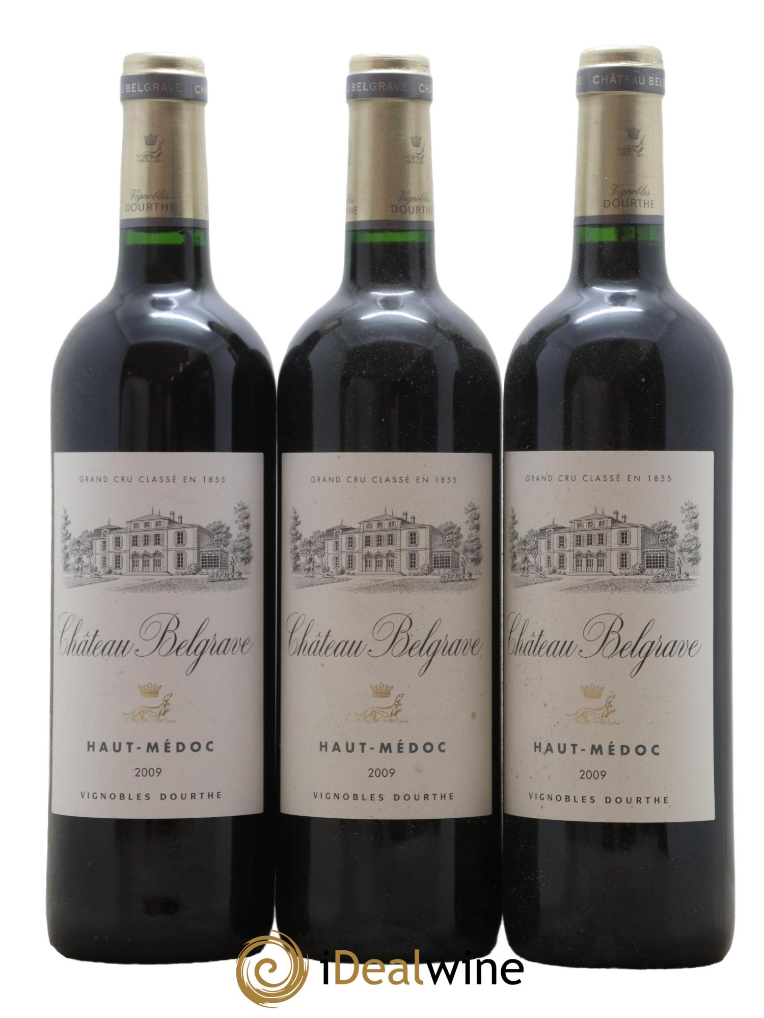 Château Belgrave 5ème Grand Cru Classé  2009 - Lot of 6 bottles - 1