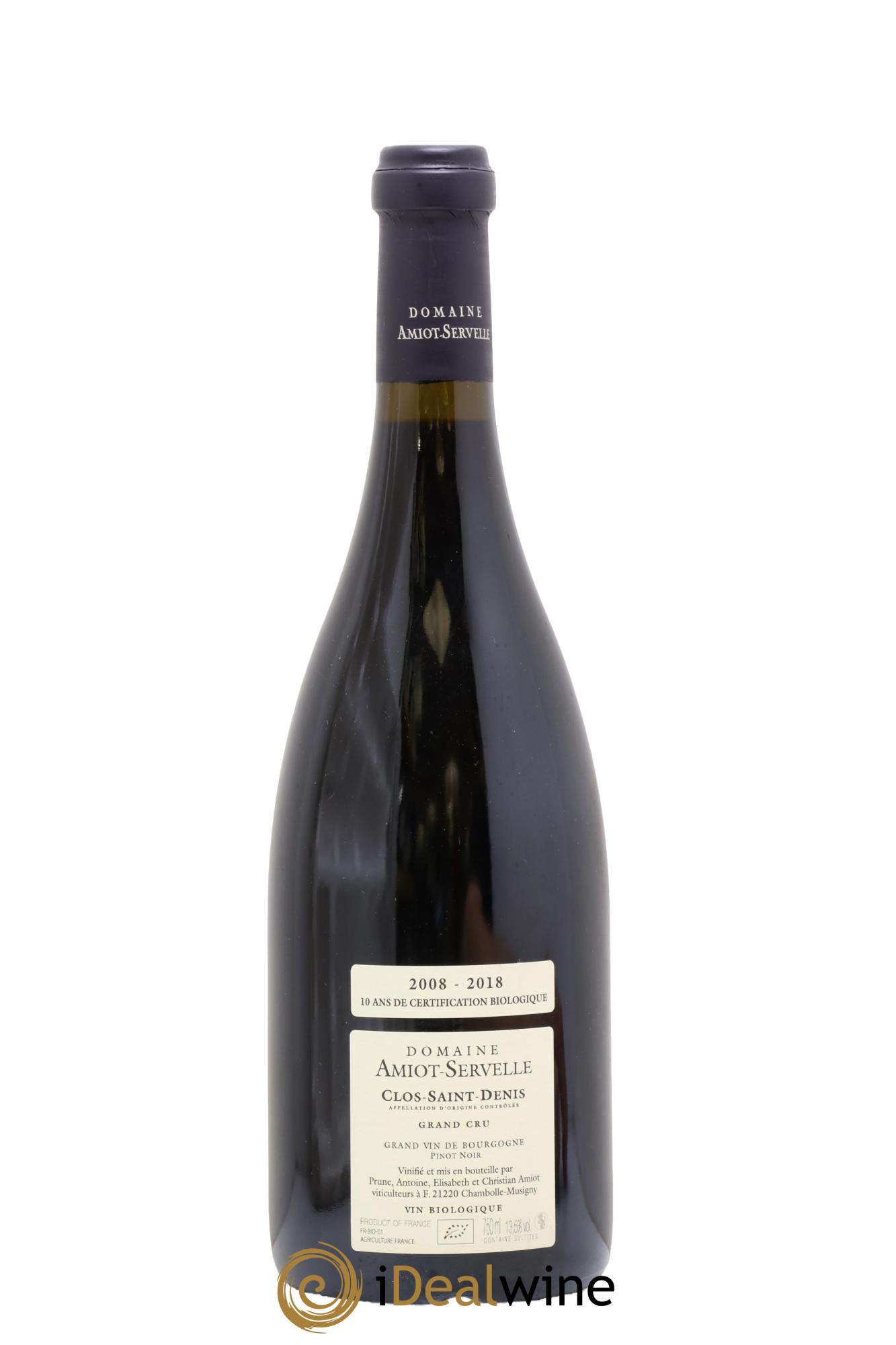 Clos Saint-Denis Grand Cru Amiot-Servelle 2018 - Posten von 1 Flasche - 1