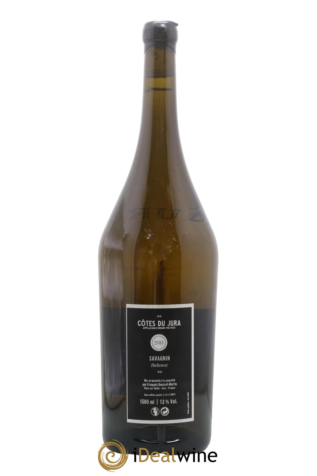 Côtes du Jura Voile No 4 Balanoz François Rousset-Martin 2014 - Posten von 1 Magnum - 1