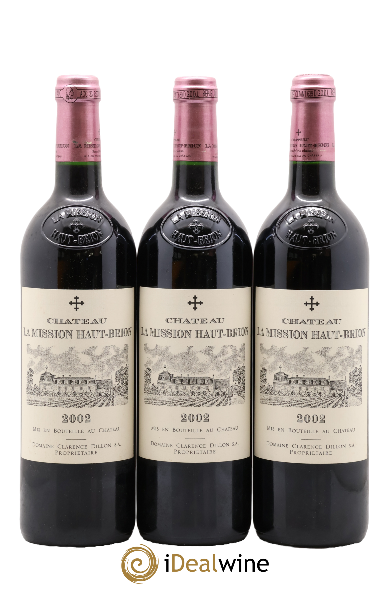 Château la Mission Haut-Brion Cru Classé de Graves 2002 - Lot of 12 bottles - 4