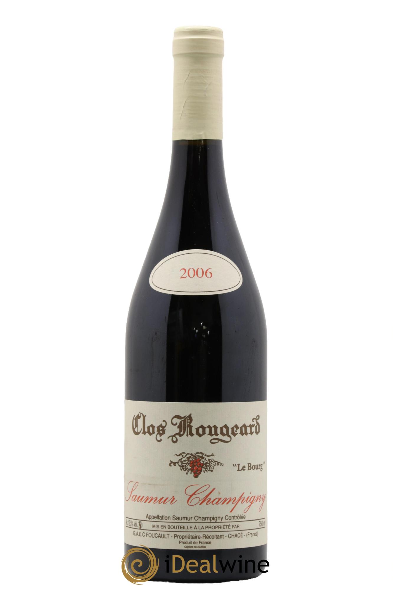 Saumur-Champigny Le Bourg Clos Rougeard 2006 - Lot de 1 bouteille - 0