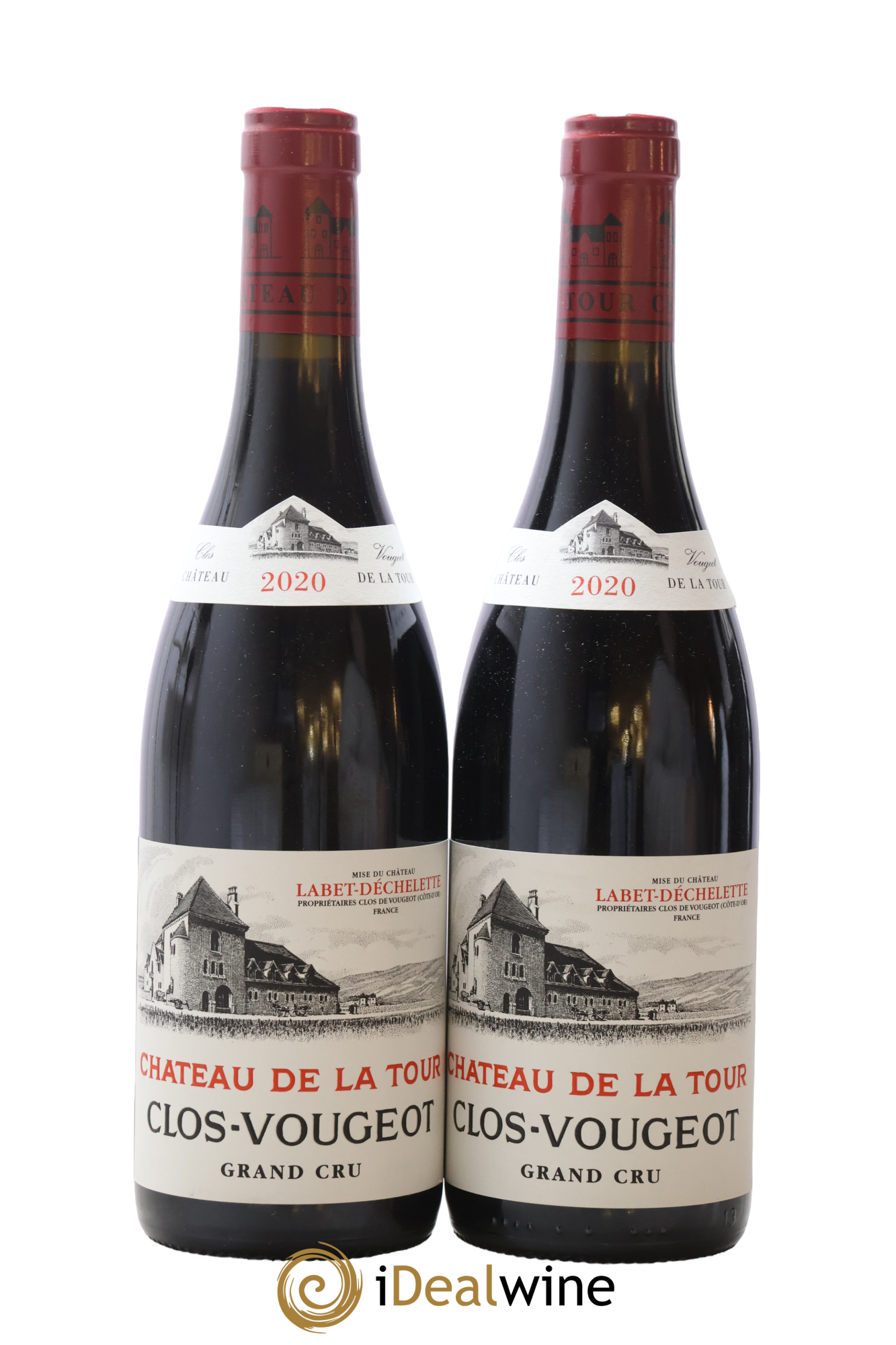 Clos de Vougeot Grand Cru Château de La Tour 2020 - Lote de 2 botellas - 0