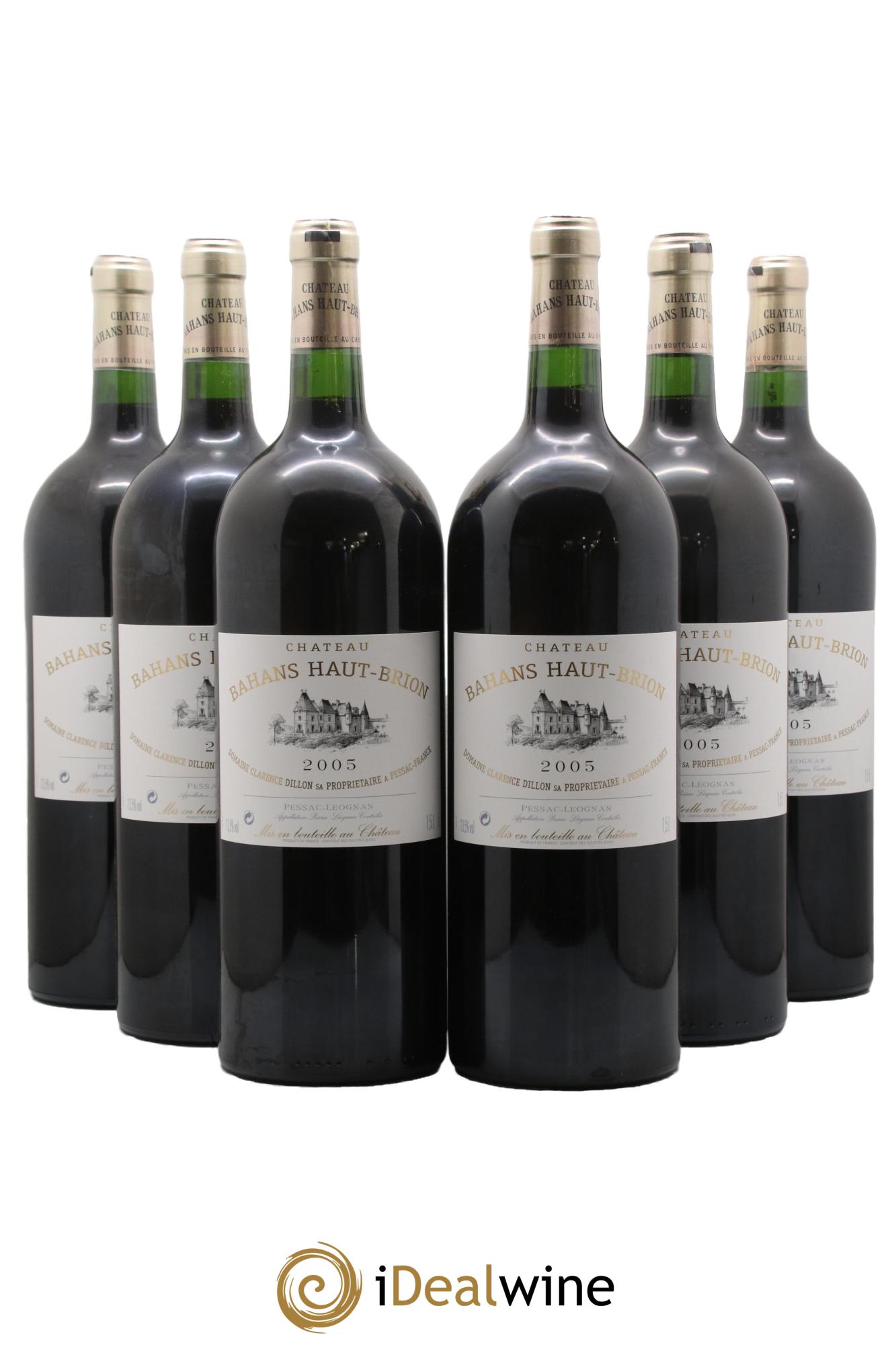 Clarence (Bahans) de Haut-Brion Second Vin 2005 - Lot de 6 magnums - 0