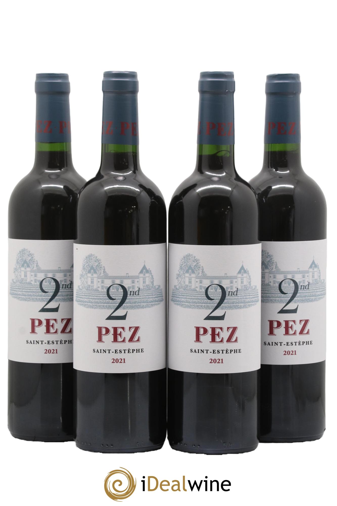Saint-Estèphe 2nd De Pez 2021 - Lot of 4 bottles - 0