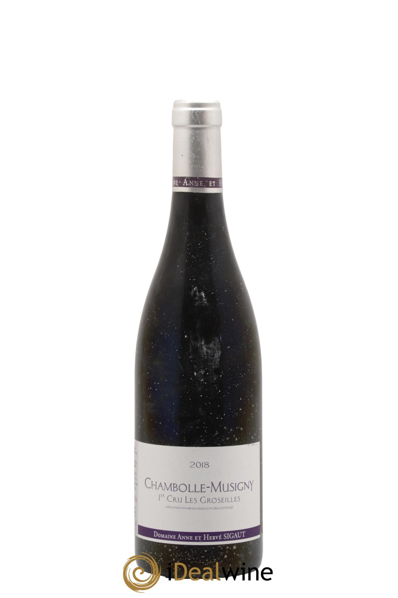 Chambolle-Musigny 1er Cru Les Groseilles Anne et Hervé Sigaut (Domaine) 2018 - Lot de 1 bouteille - 0