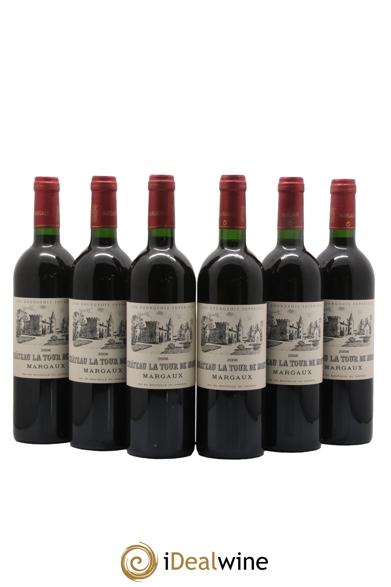 Château la Tour de Mons Cru Bourgeois 2006 - Lotto di 6 bottiglie - 0