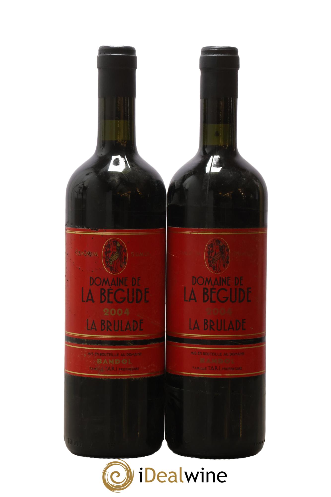 Bandol La Brûlade La Bégude 2004 - Lot de 2 bouteilles - 0
