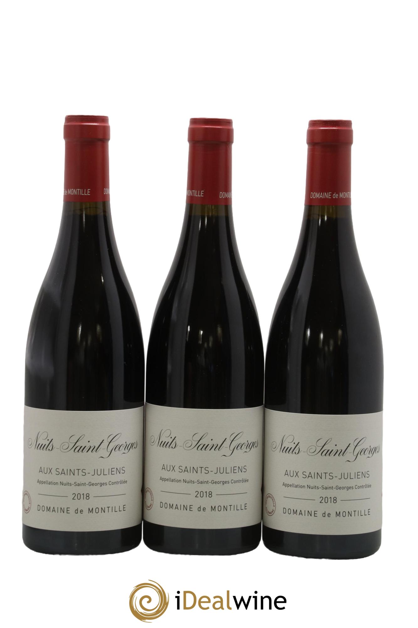 Nuits-Saint-Georges Aux Saints-Juliens De Montille (Domaine) 2018 - Lot de 3 bouteilles - 0