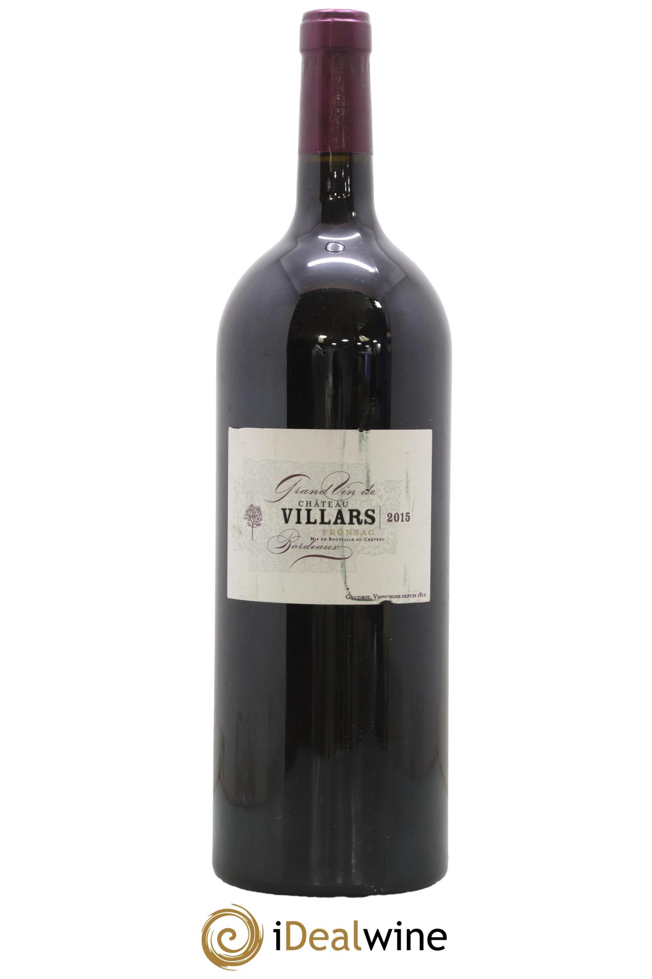 Fronsac Château Villars 2015 - Lotto di 1 magnum - 0