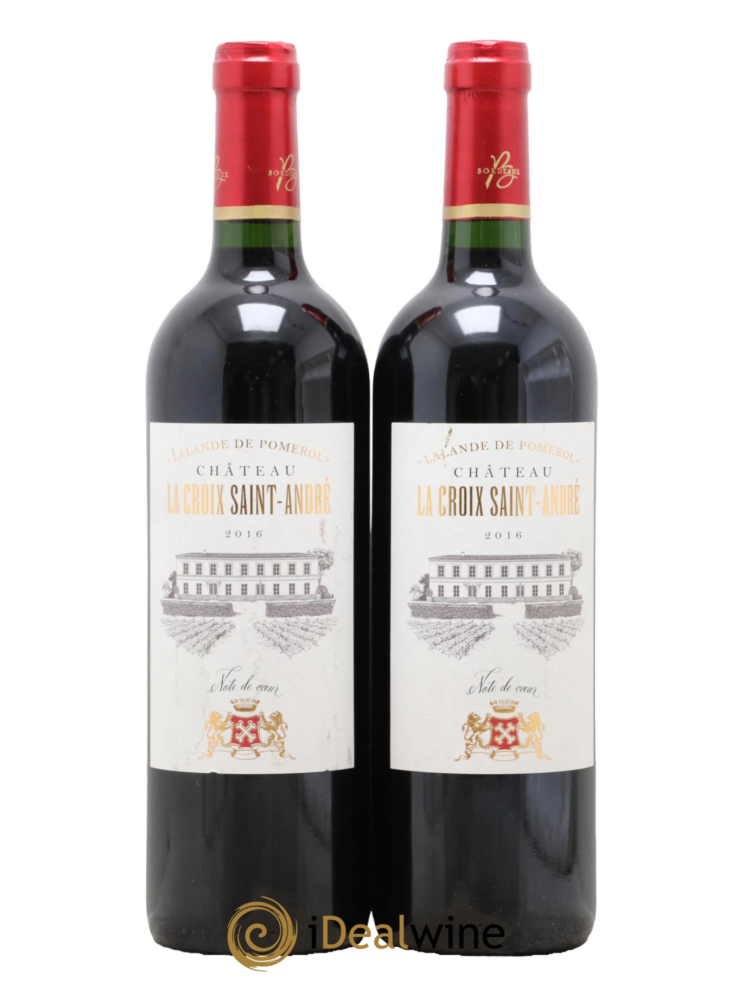 Château La Croix Saint André  2016 - Lot de 2 bouteilles - 0