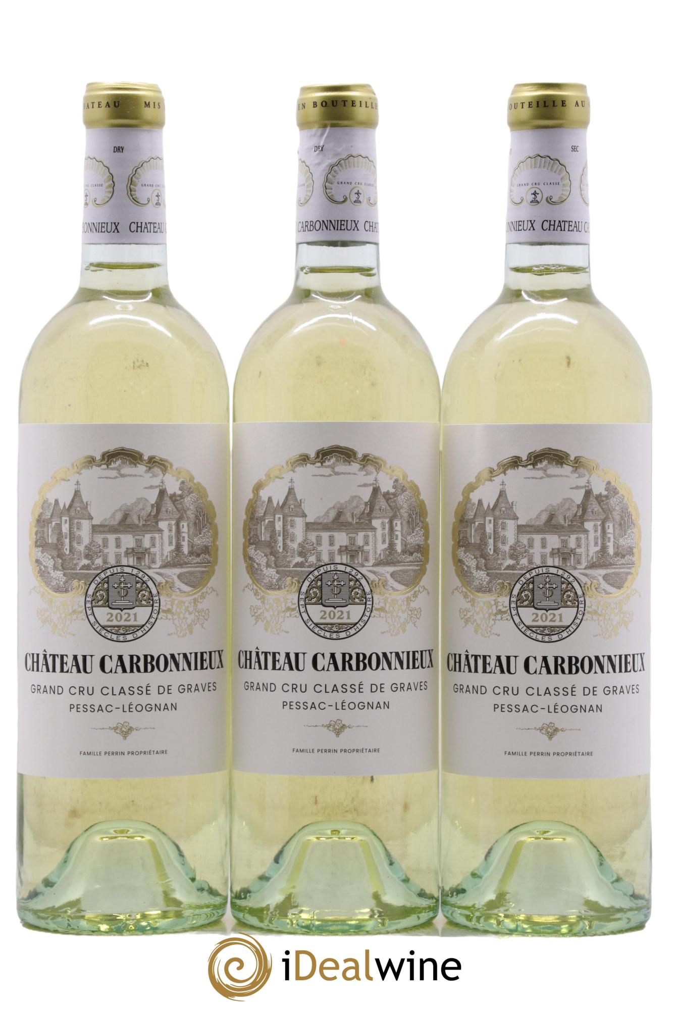 Château Carbonnieux Cru Classé de Graves 2021 - Lot de 6 bouteilles - 1