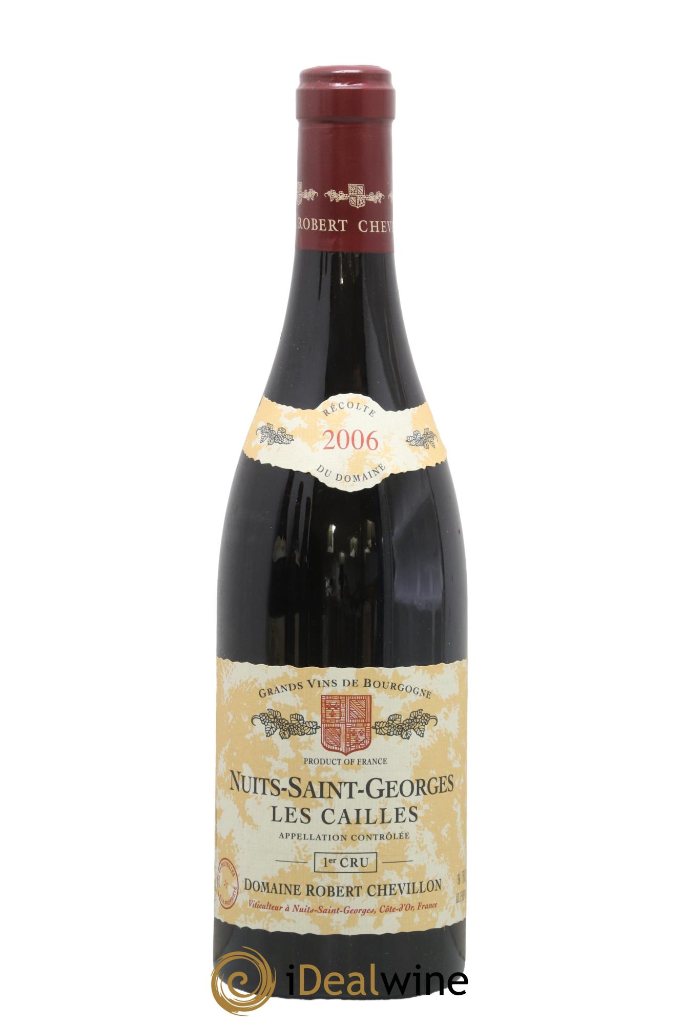Nuits-Saint-Georges 1er Cru Les Cailles Robert Chevillon 2006 - Lot de 1 bouteille - 0