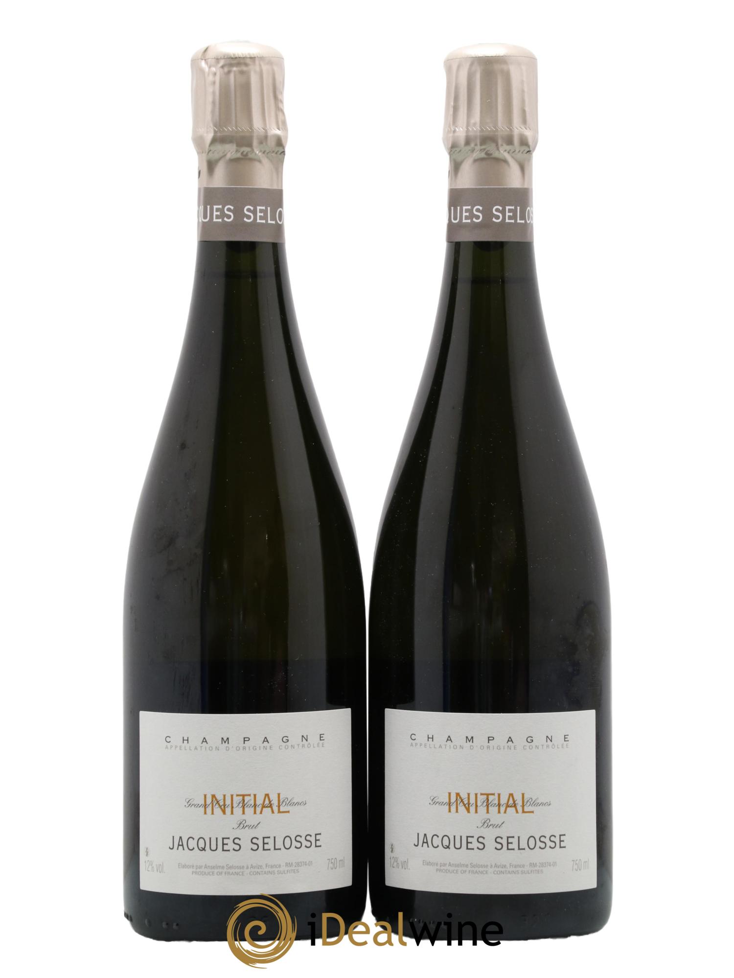 Initial Brut Jacques Selosse - Lot de 2 bouteilles - 0