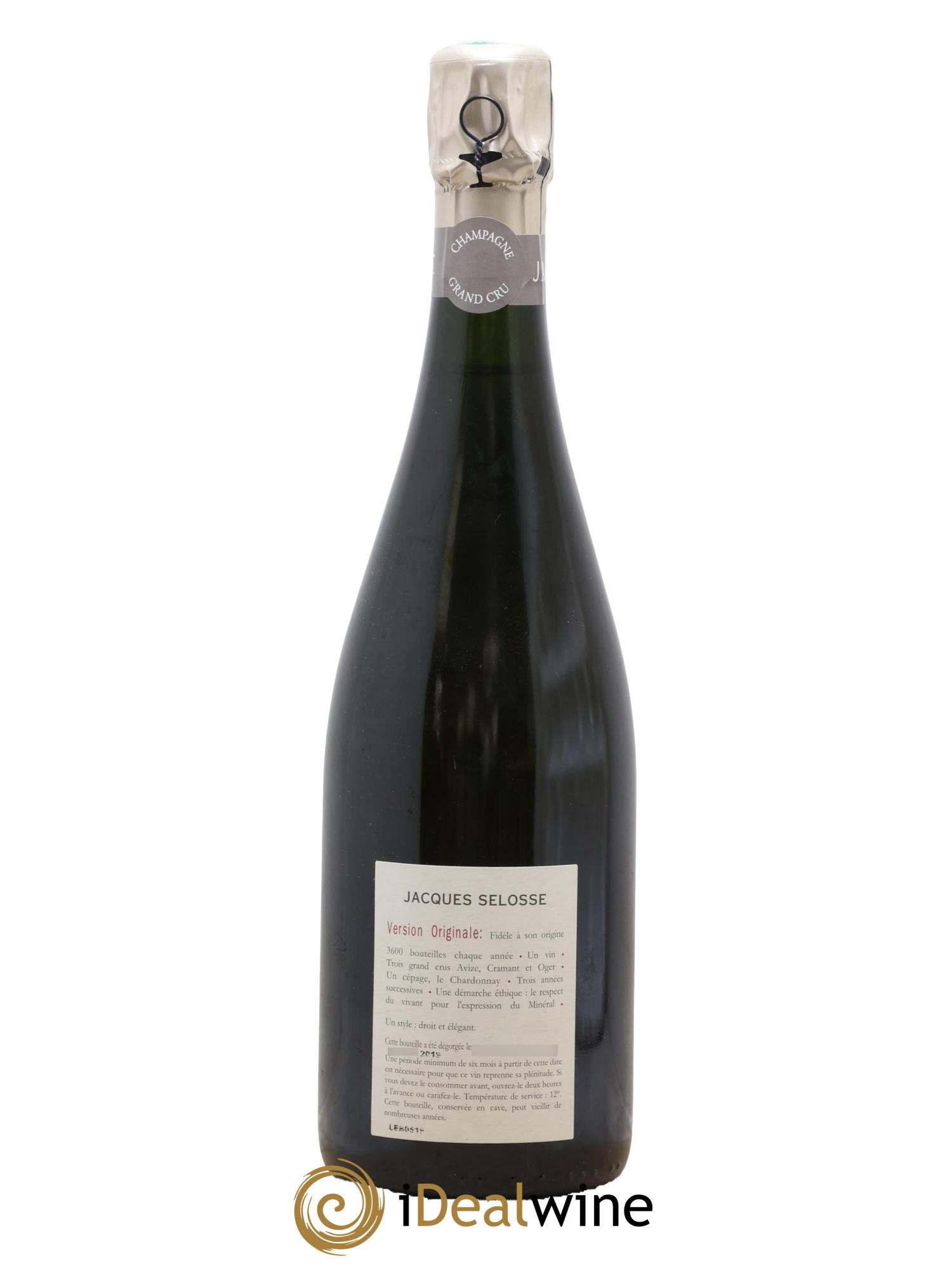 Version Originale Jacques Selosse - Lot de 1 bouteille - 1