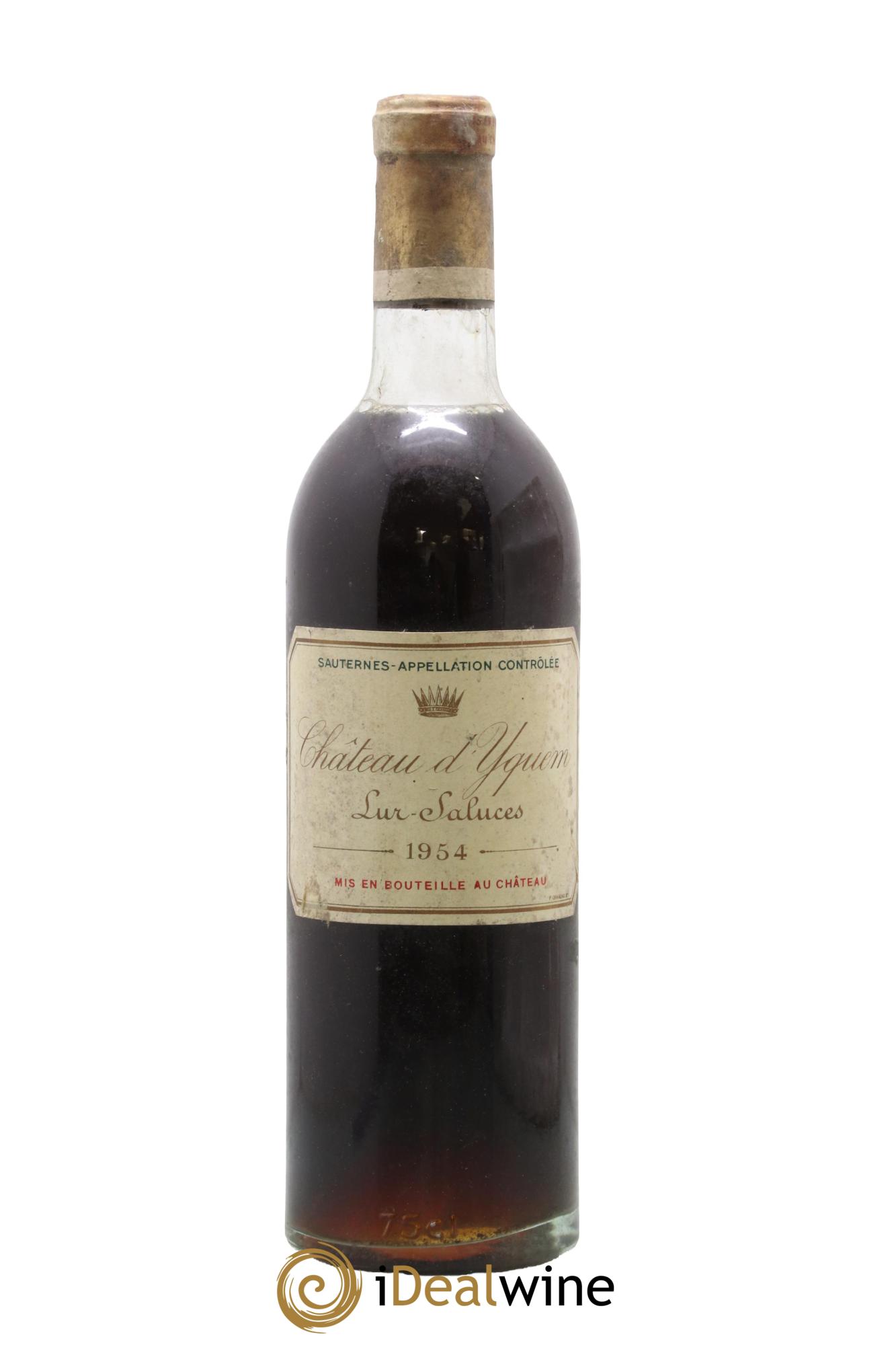 Château d' Yquem 1er Cru Classé Supérieur 1954 - Lotto di 1 bottiglia - 0