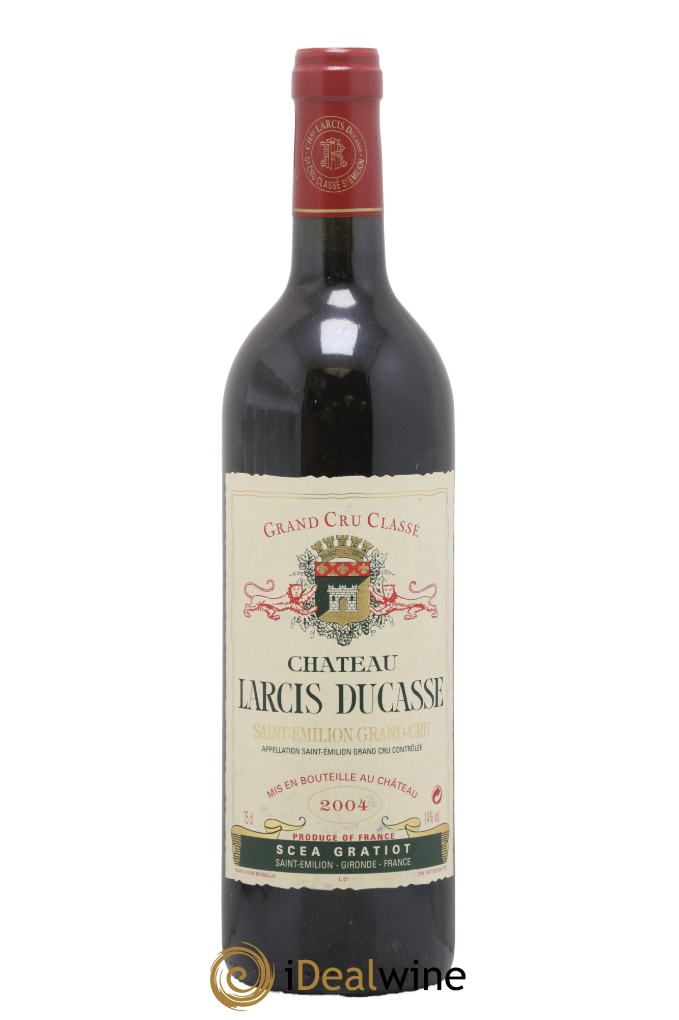 Château Larcis Ducasse 1er Grand Cru Classé B 2004 - Lot de 1 bouteille - 0