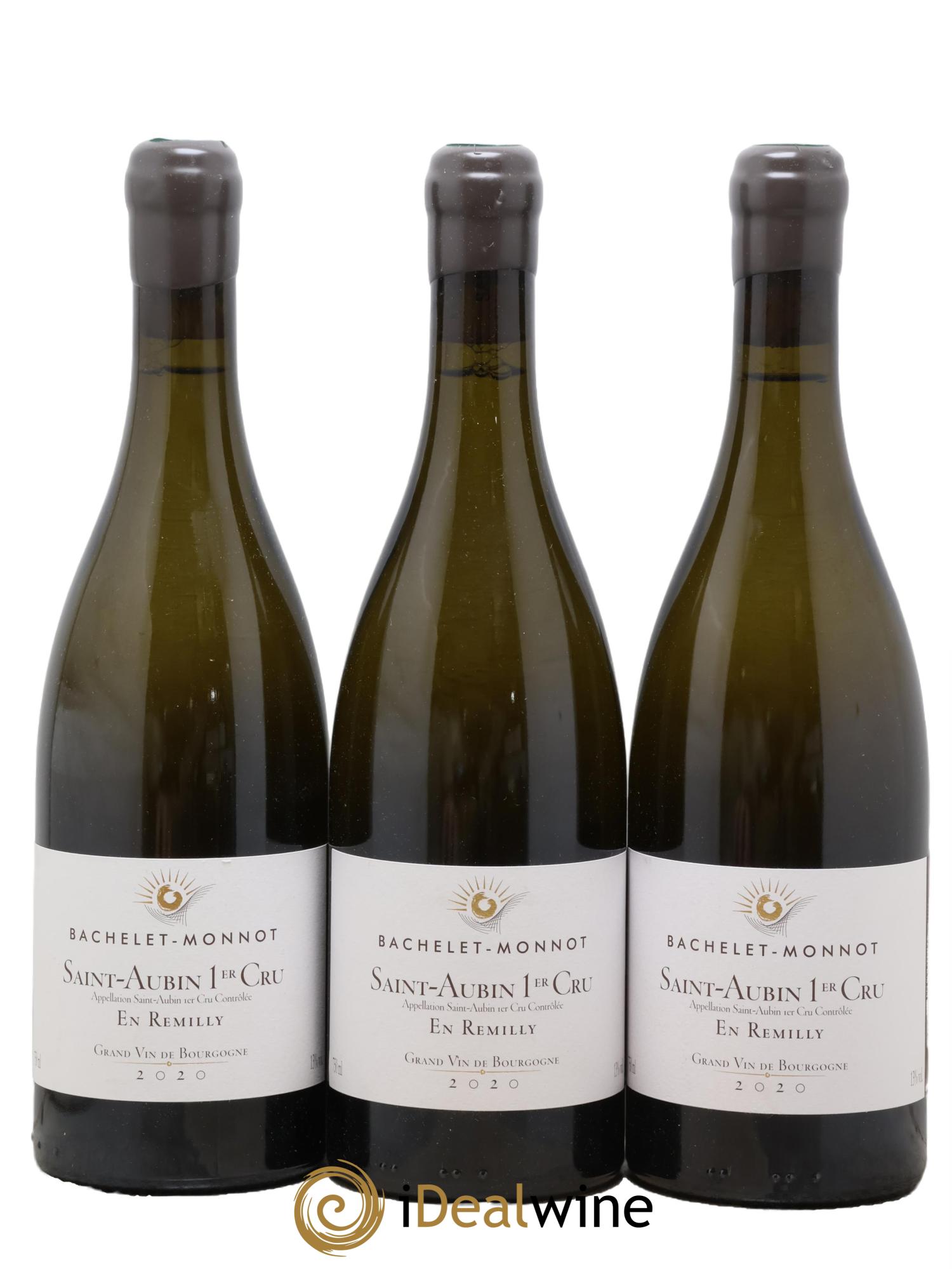 Saint-Aubin 1er Cru En Rémilly Bachelet-Monnot 2020 - Lot of 3 bottles - 0