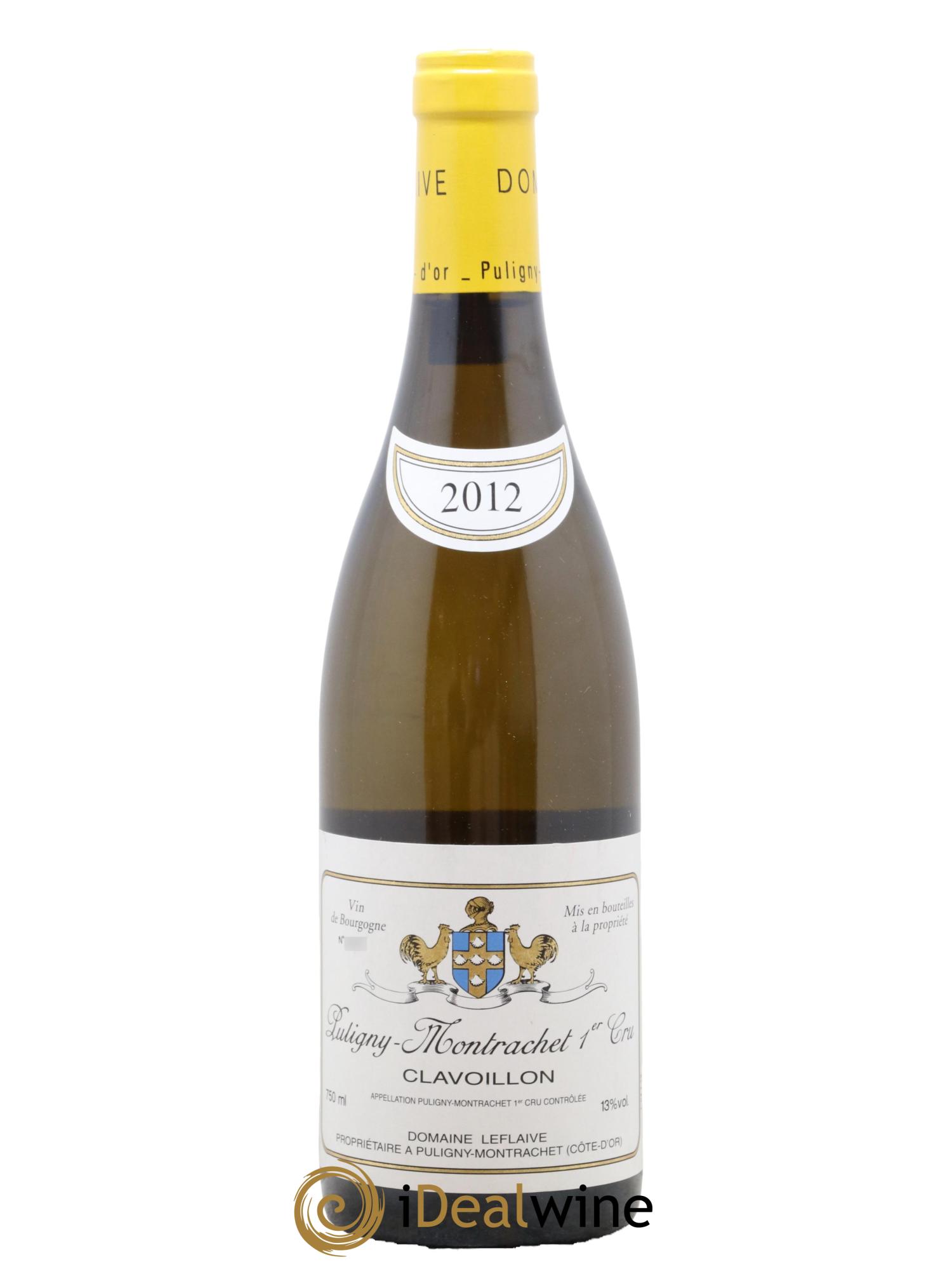 Puligny-Montrachet 1er Cru Clavoillon Leflaive (Domaine) 2012 - Lot de 1 bouteille - 0