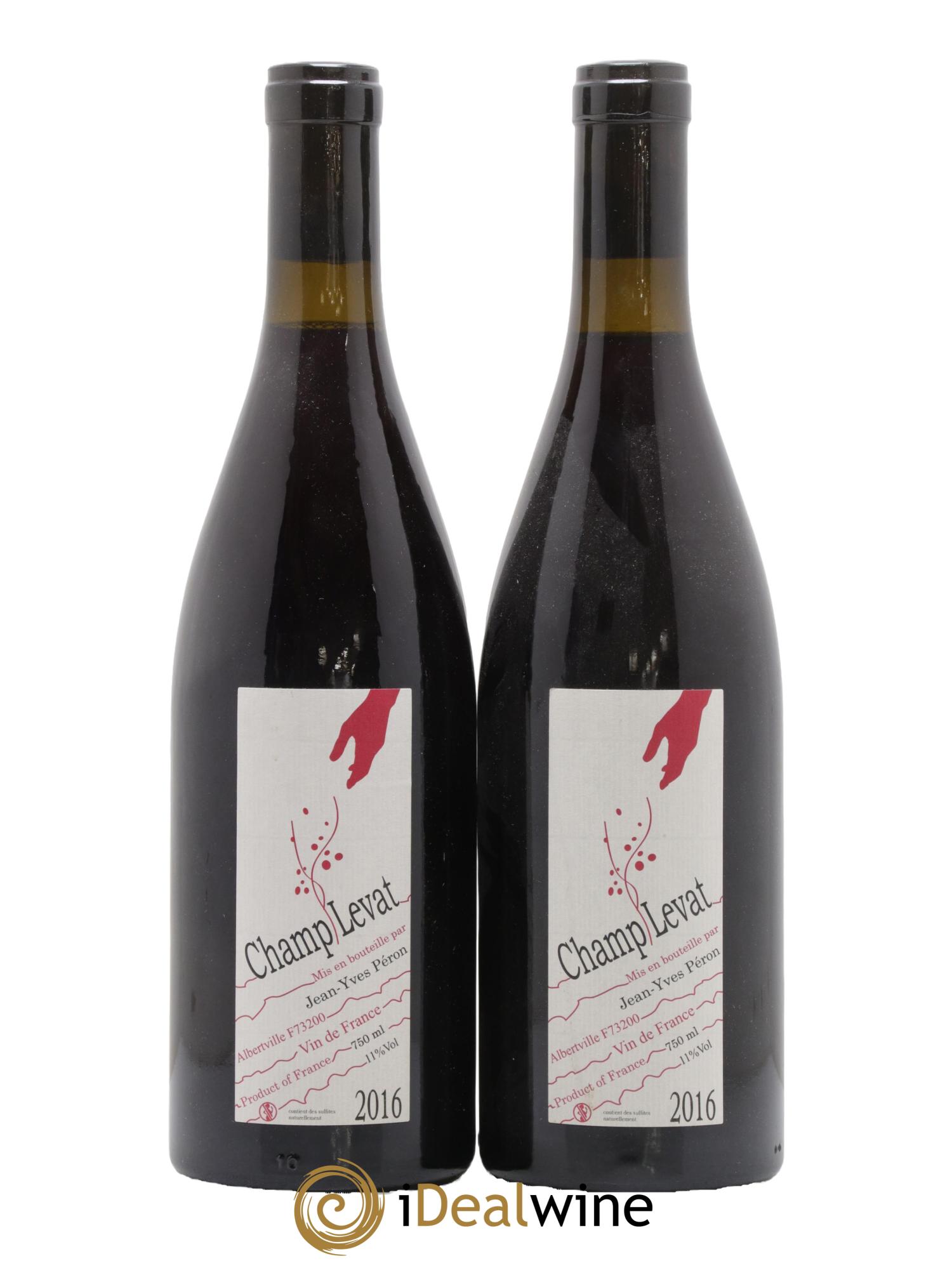 Vin de France Champ Levat Jean-Yves Péron 2016 - Lot de 2 bouteilles - 0