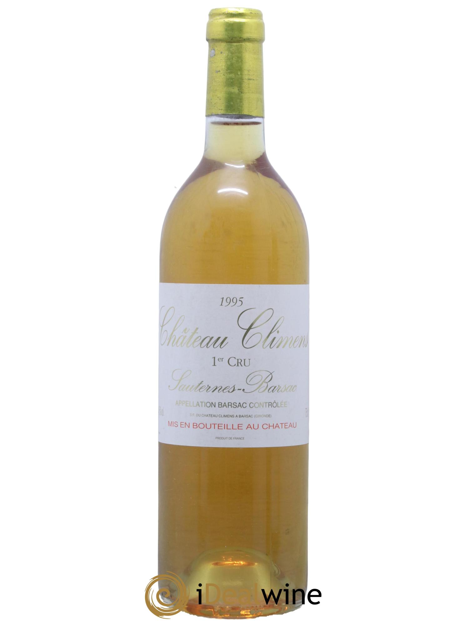 Château Climens 1er Grand Cru Classé 1995 - Lotto di 1 bottiglia - 0