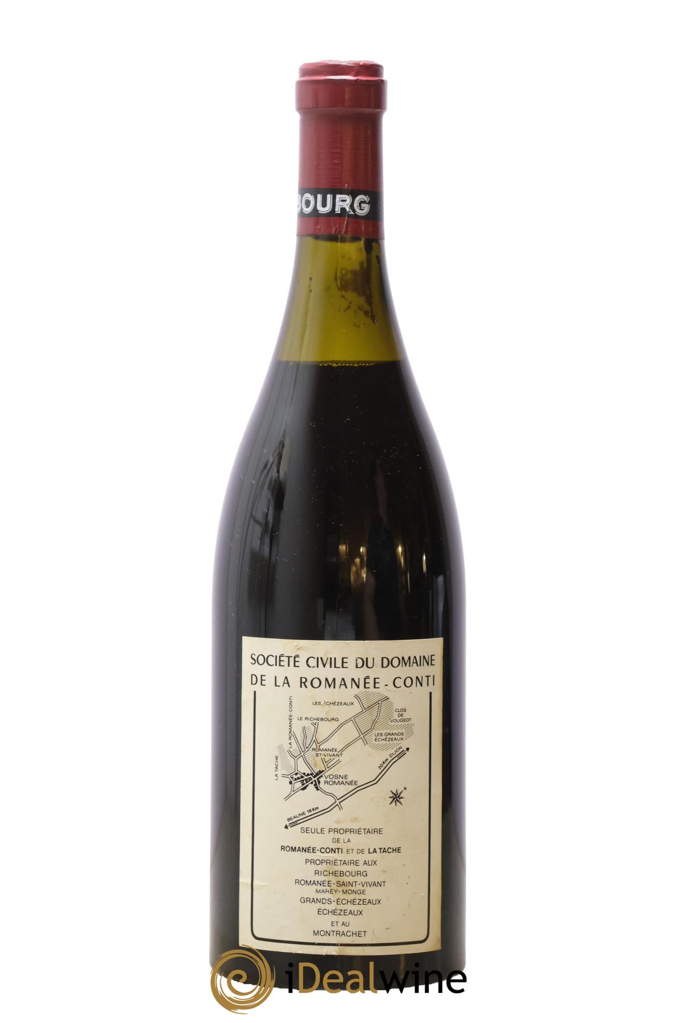 Richebourg Grand Cru Domaine de la Romanée-Conti 1988 - Lot de 1 bouteille - 1