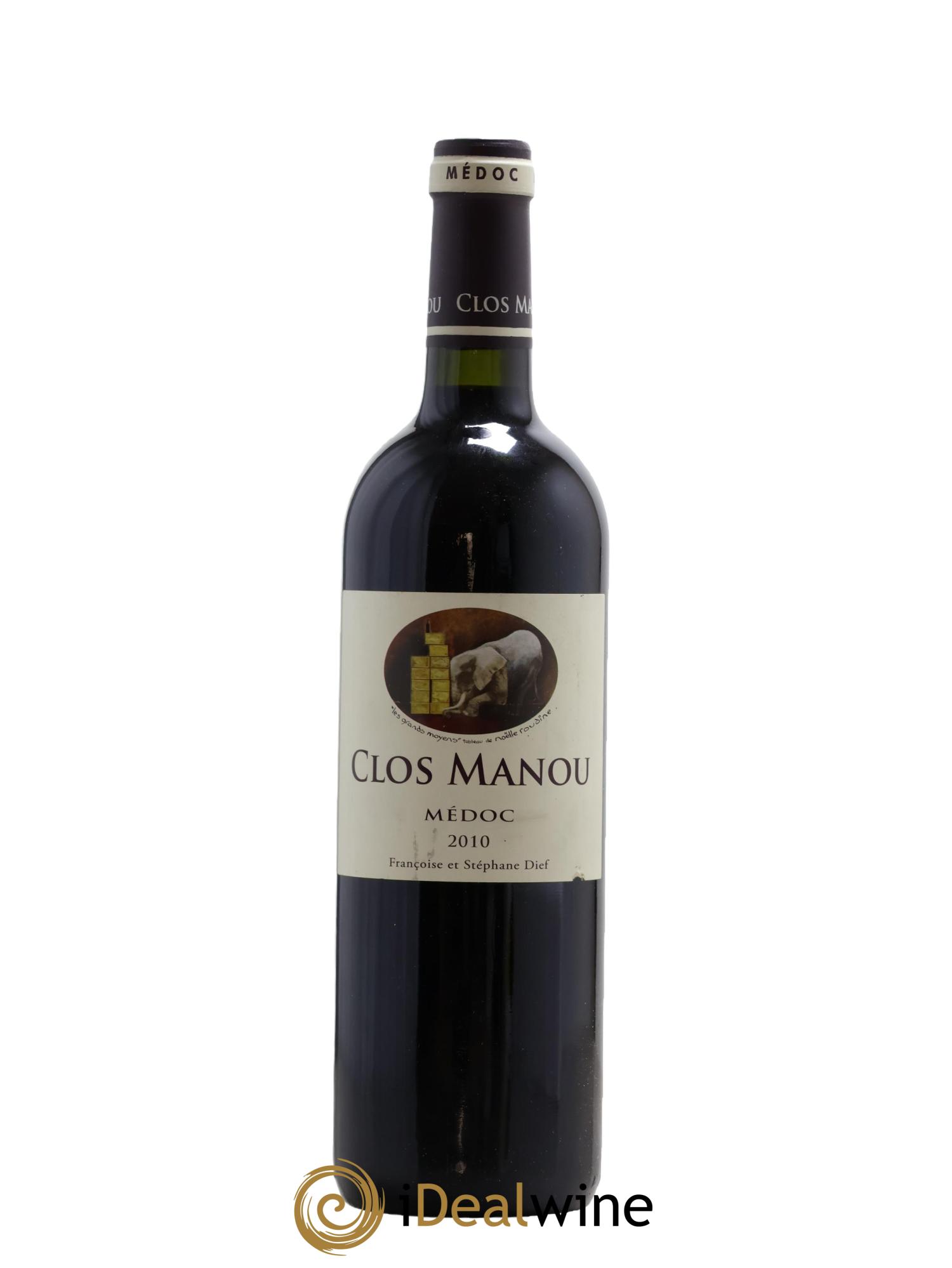 Clos Manou 2010 - Lot de 1 bouteille - 0