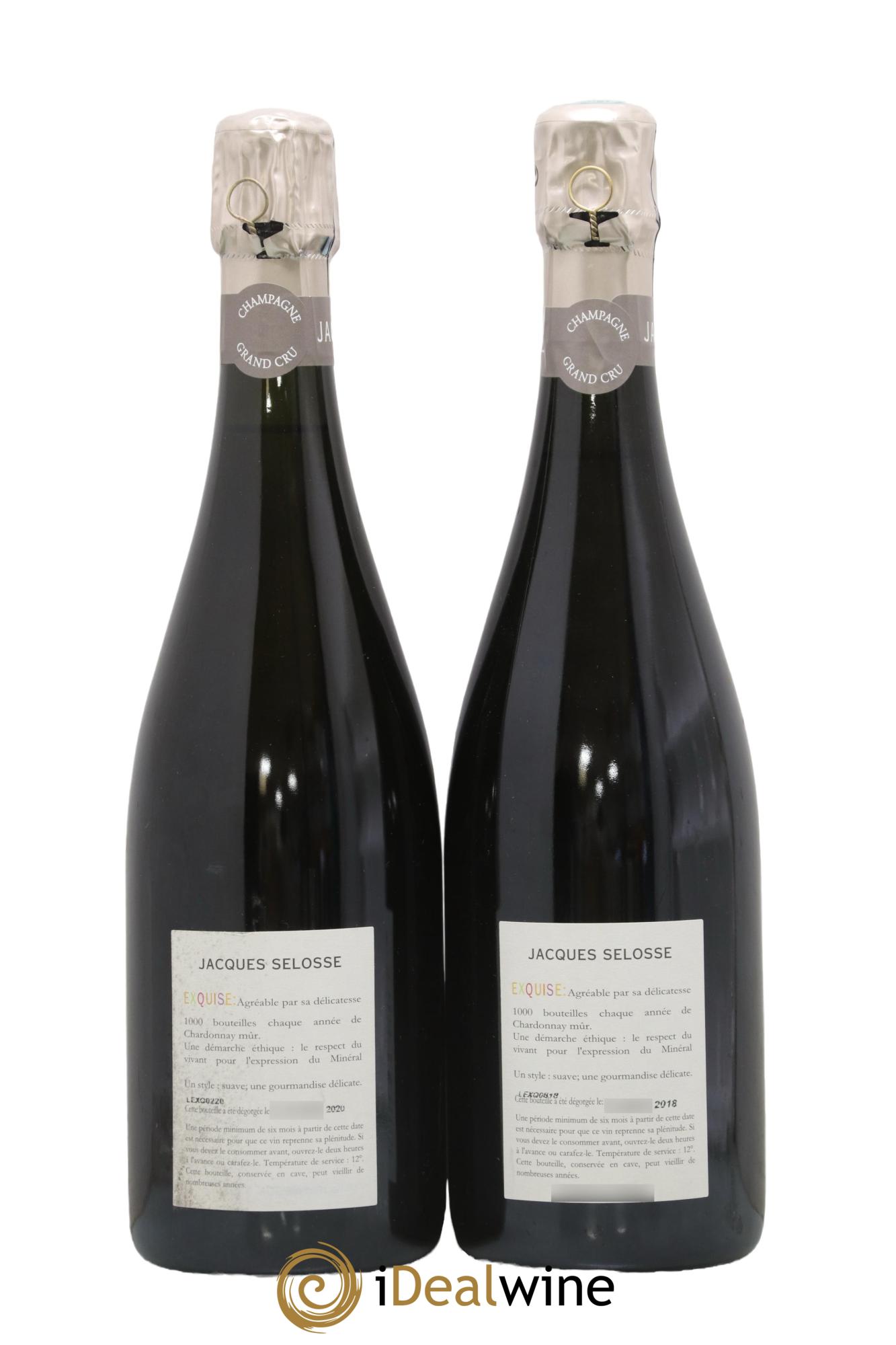 Exquise NV Jacques Selosse - Lot of 2 bottles - 1