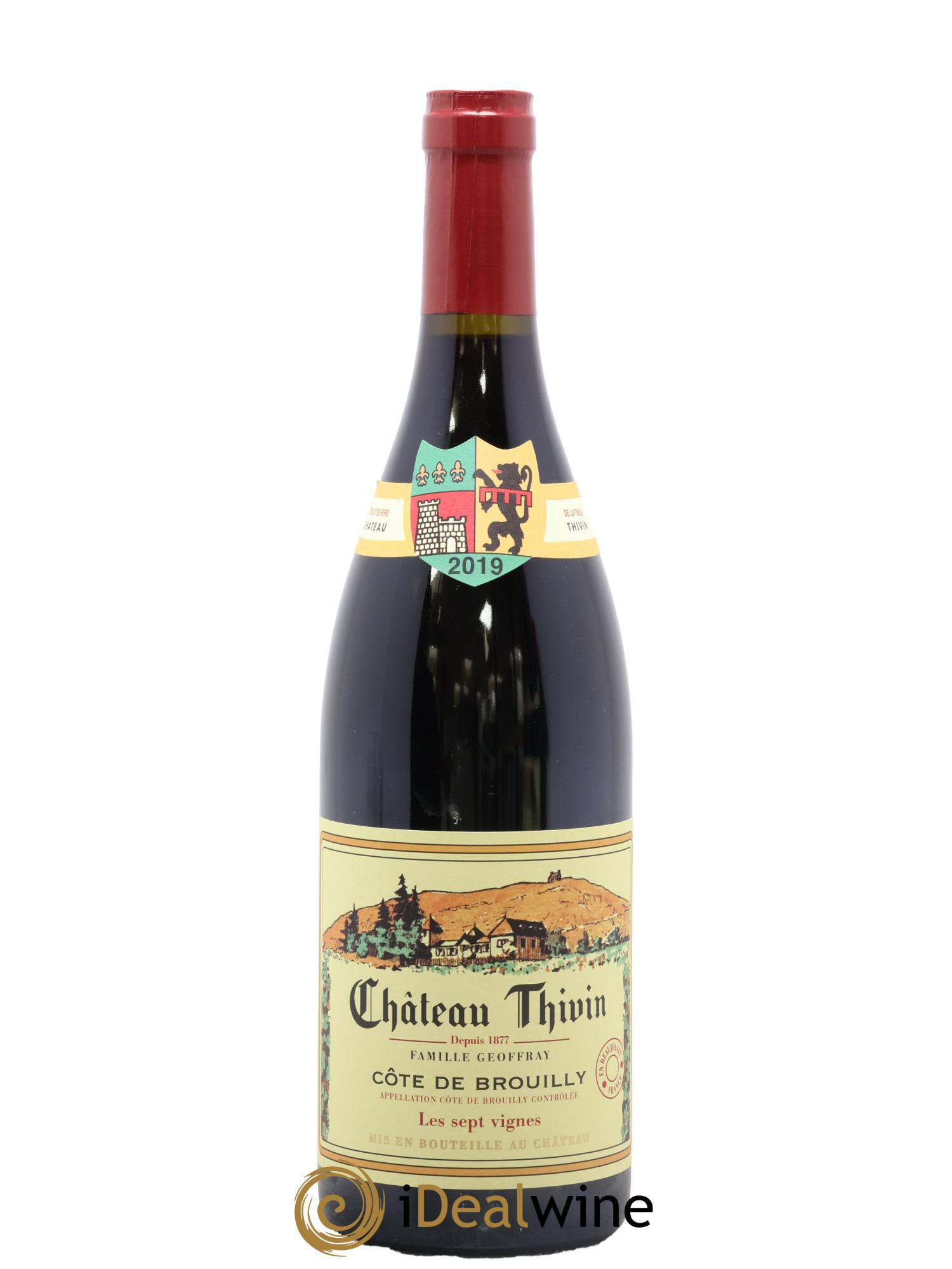 Côte de Brouilly Les 7 Vignes Château Thivin 2019 - Lot de 1 bouteille - 0
