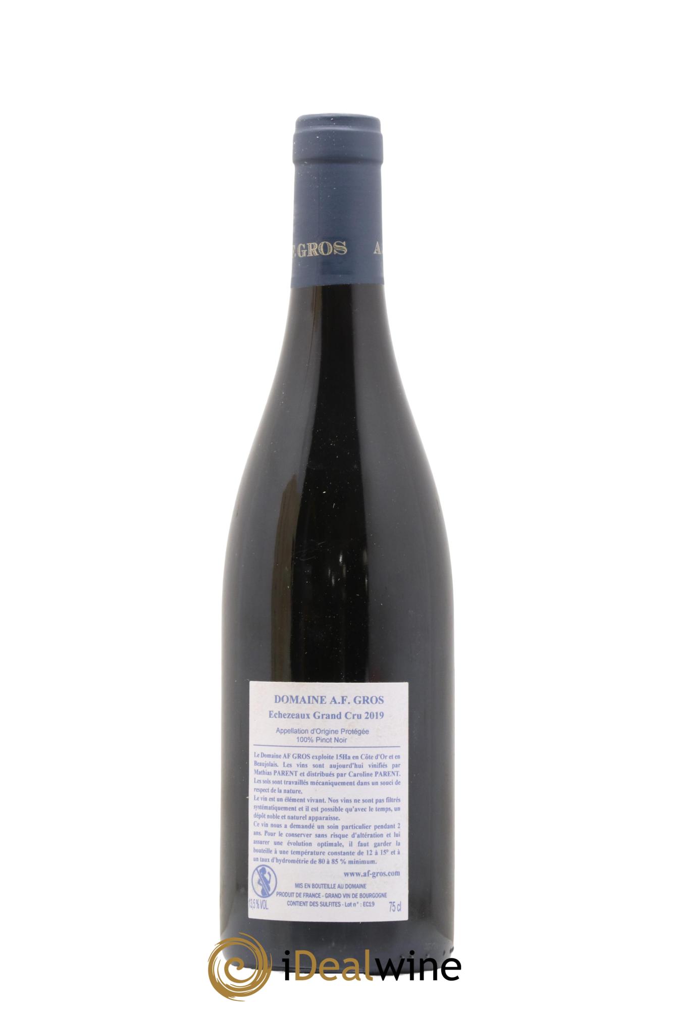 Echezeaux Grand Cru A.-F. Gros 2018 - Lot de 1 bouteille - 2