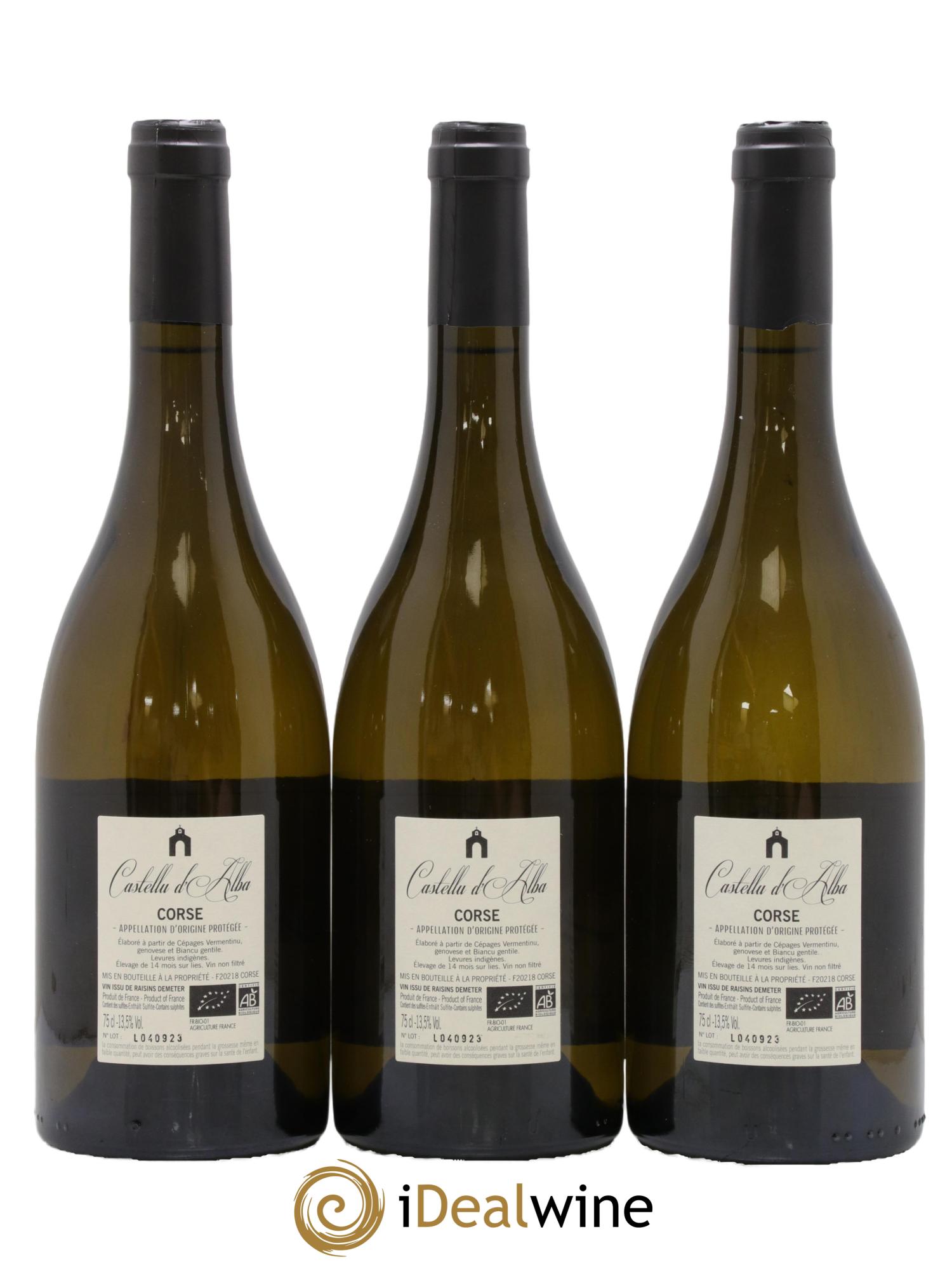 Vin de Corse Castellu d'Alba Chapelle des Capucins 2022 - Posten von 3 Flaschen - 1