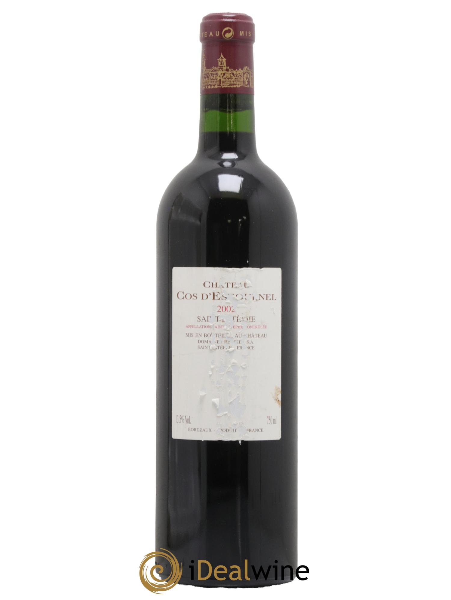 Cos d'Estournel 2ème Grand Cru Classé 2002 - Lot de 1 bouteille - 1