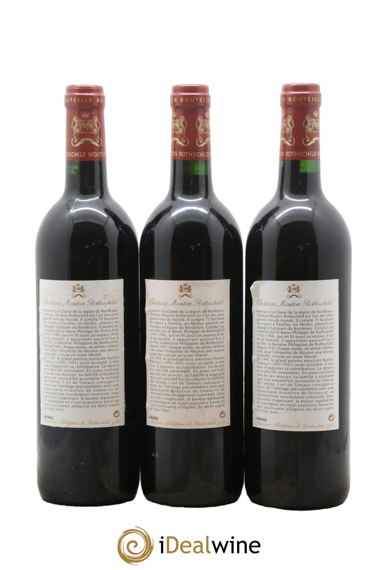 Château Mouton Rothschild 1er Grand Cru Classé 1998 - Posten von 6 Flaschen - 4