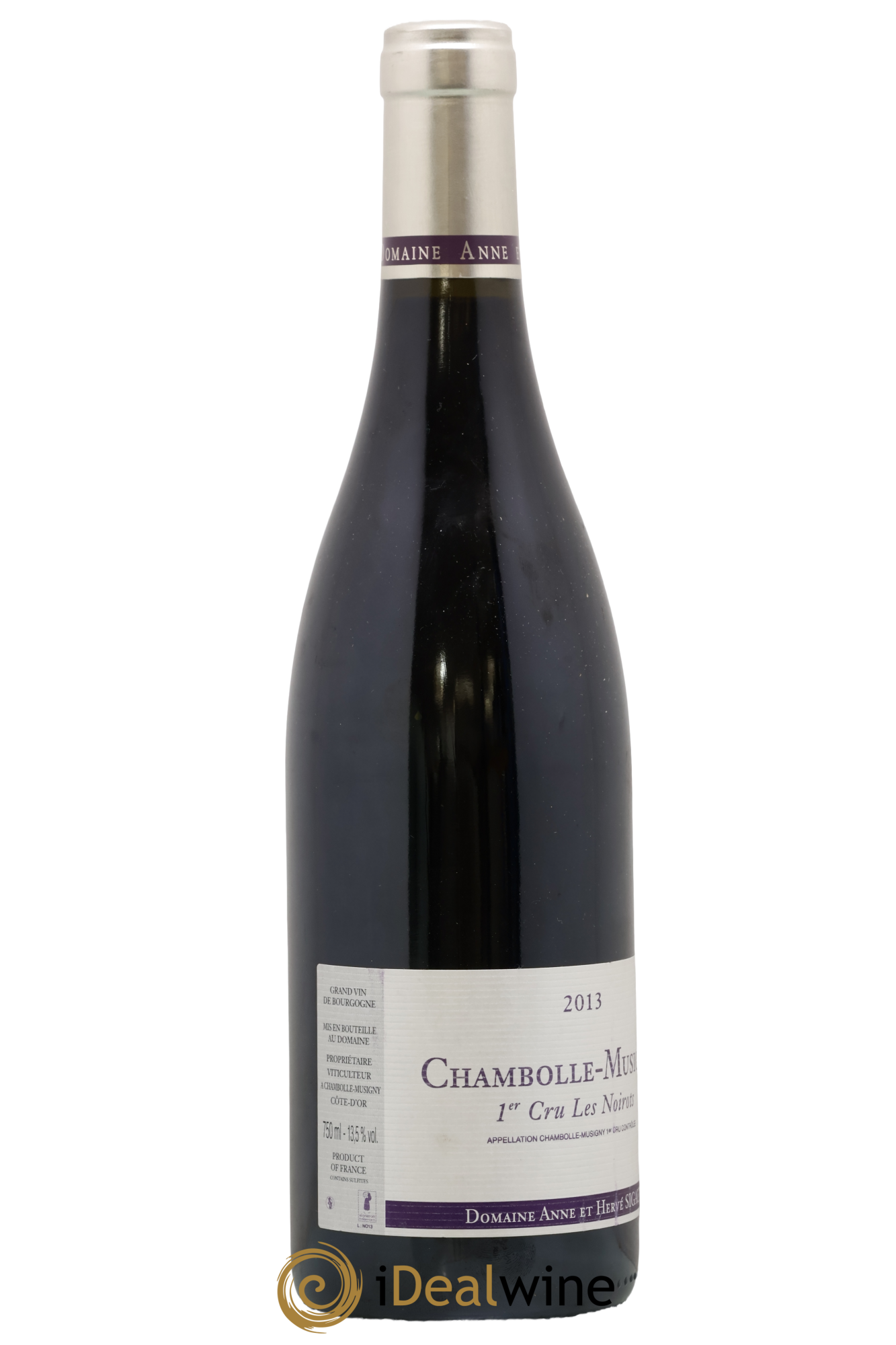Chambolle-Musigny 1er Cru Les Noirots Anne et Hervé Sigaut (Domaine) 2013 - Lot de 1 bouteille - 1