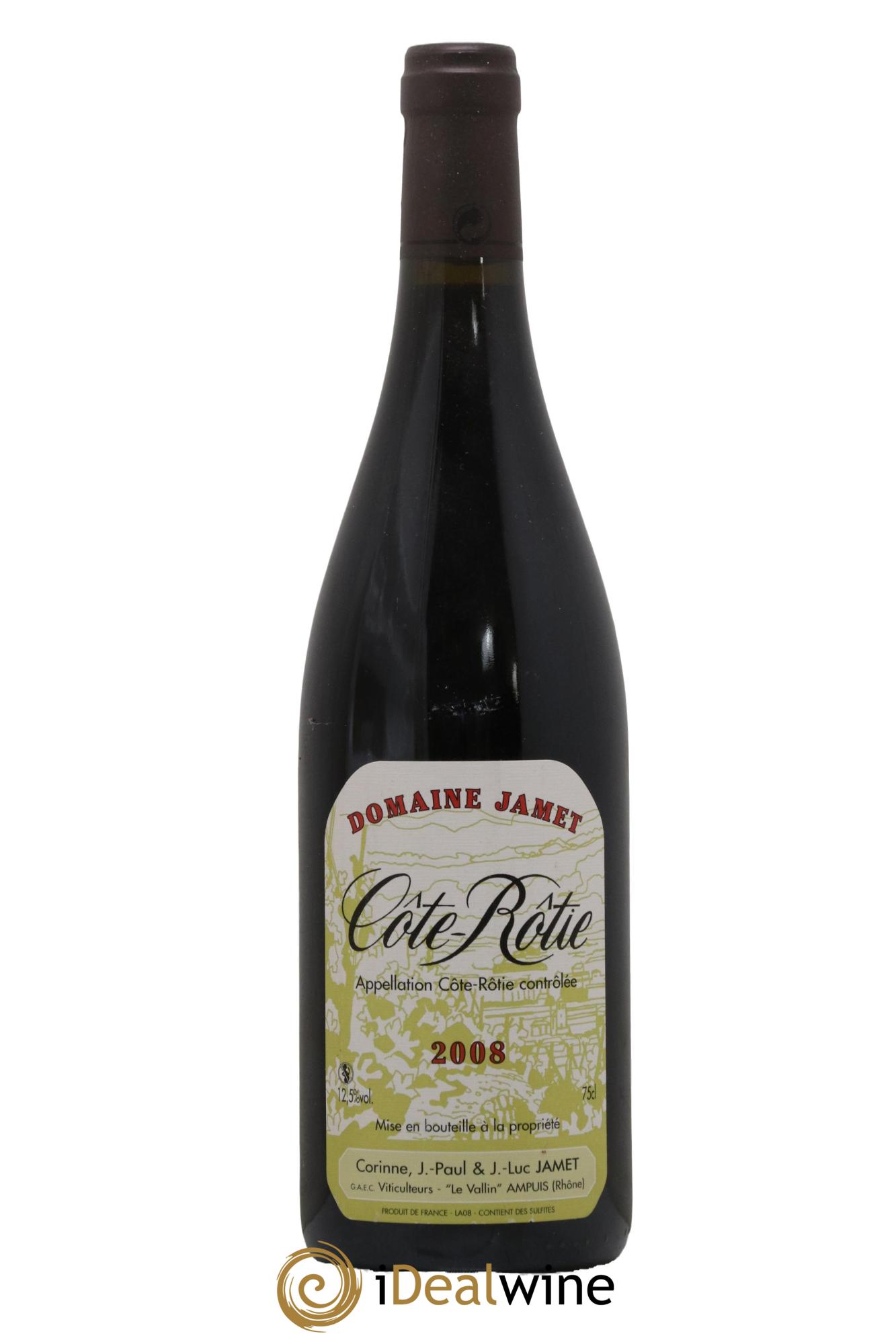Côte-Rôtie Jamet (Domaine) 2008 - Lot de 1 bouteille - 0