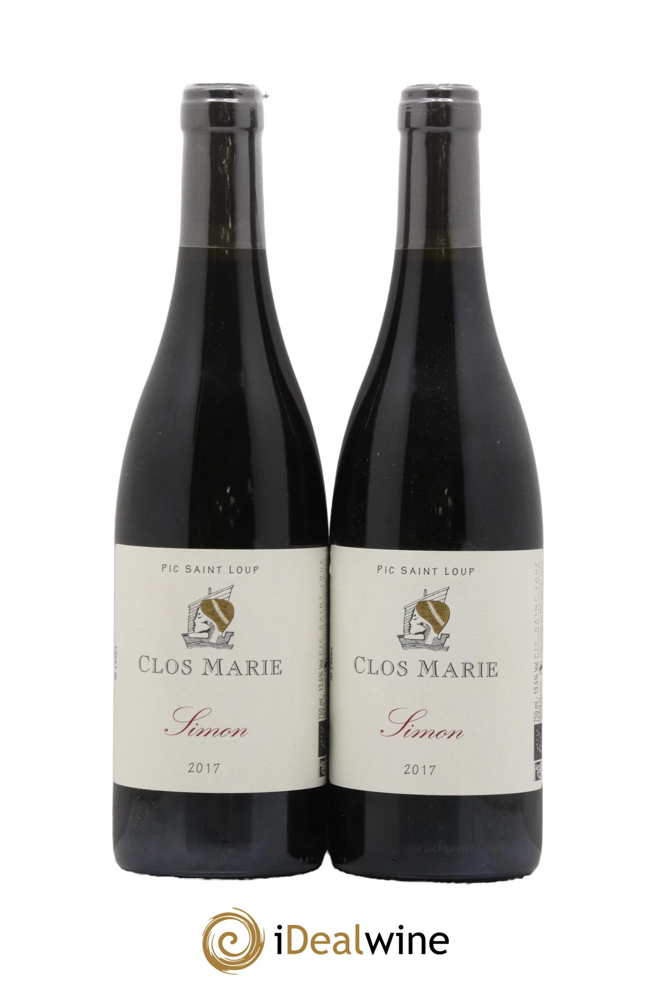 Pic Saint-Loup Clos Marie Cuvée Simon Christophe Peyrus et Françoise Julien 2017 - Lot of 2 bottles - 0